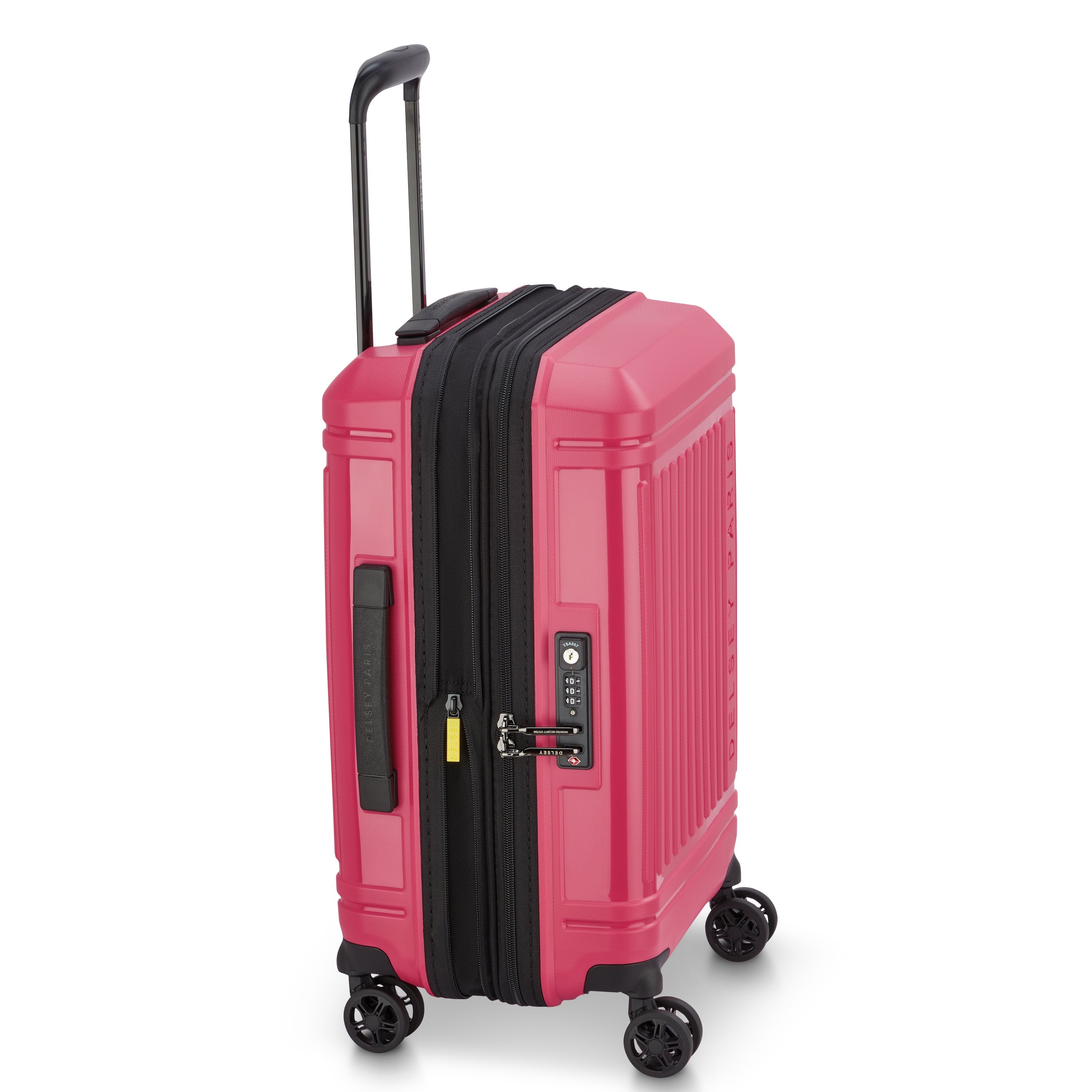 LUTECE SE| Koffer Kabine Erweiterbar 55 CM MAGENTA