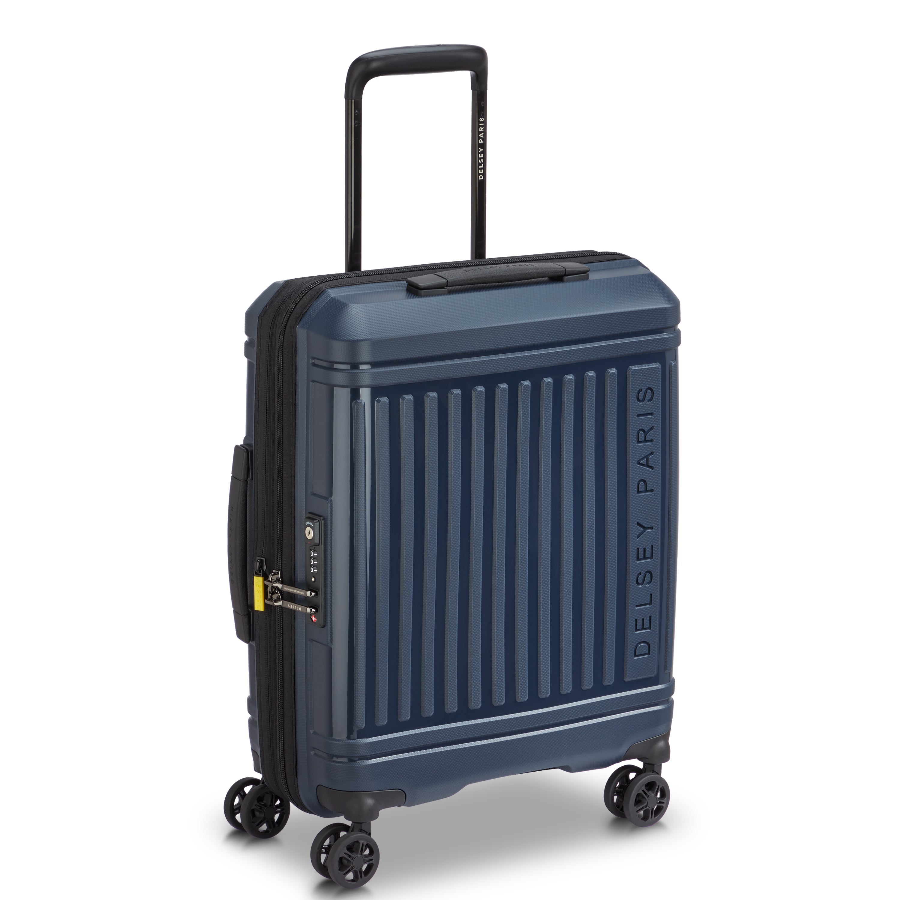 LUTECE SE| Valise Cabine Slim Extensible 55 CM BLEU MARINE