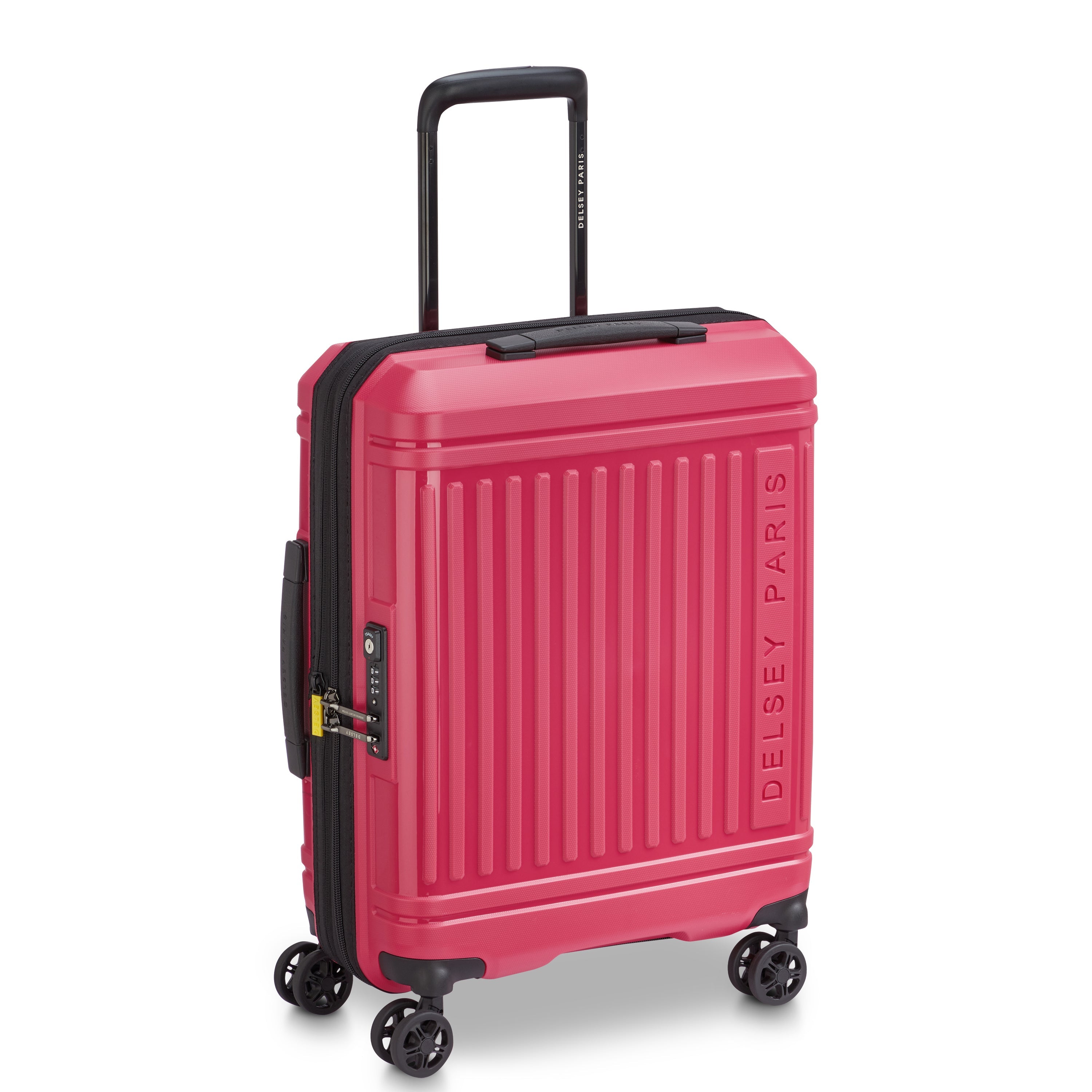 LUTECE SE| Suitcase Cabin slim Expandable 55 CM MAGENTA