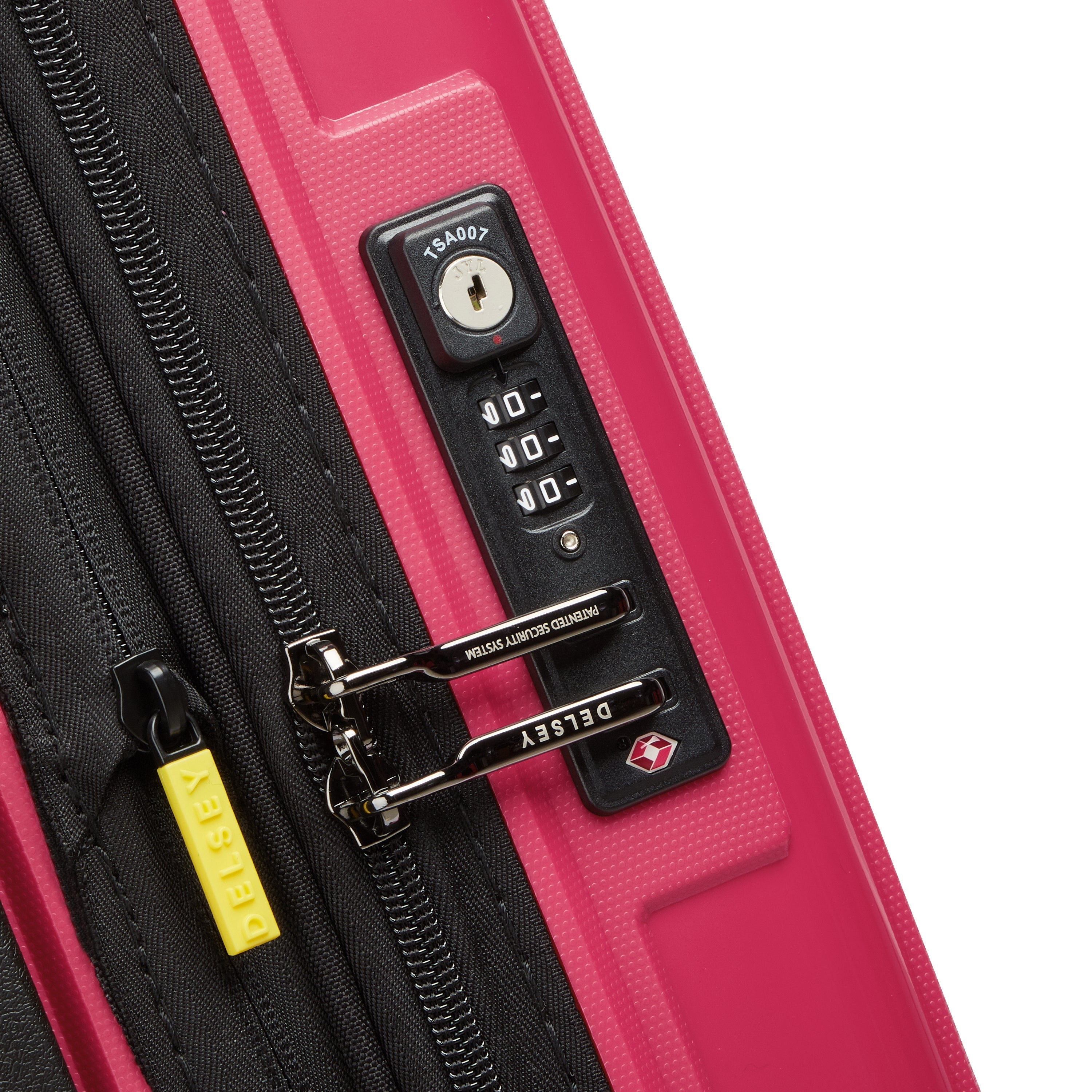 LUTECE SE| Suitcase Cabin slim Expandable 55 CM MAGENTA