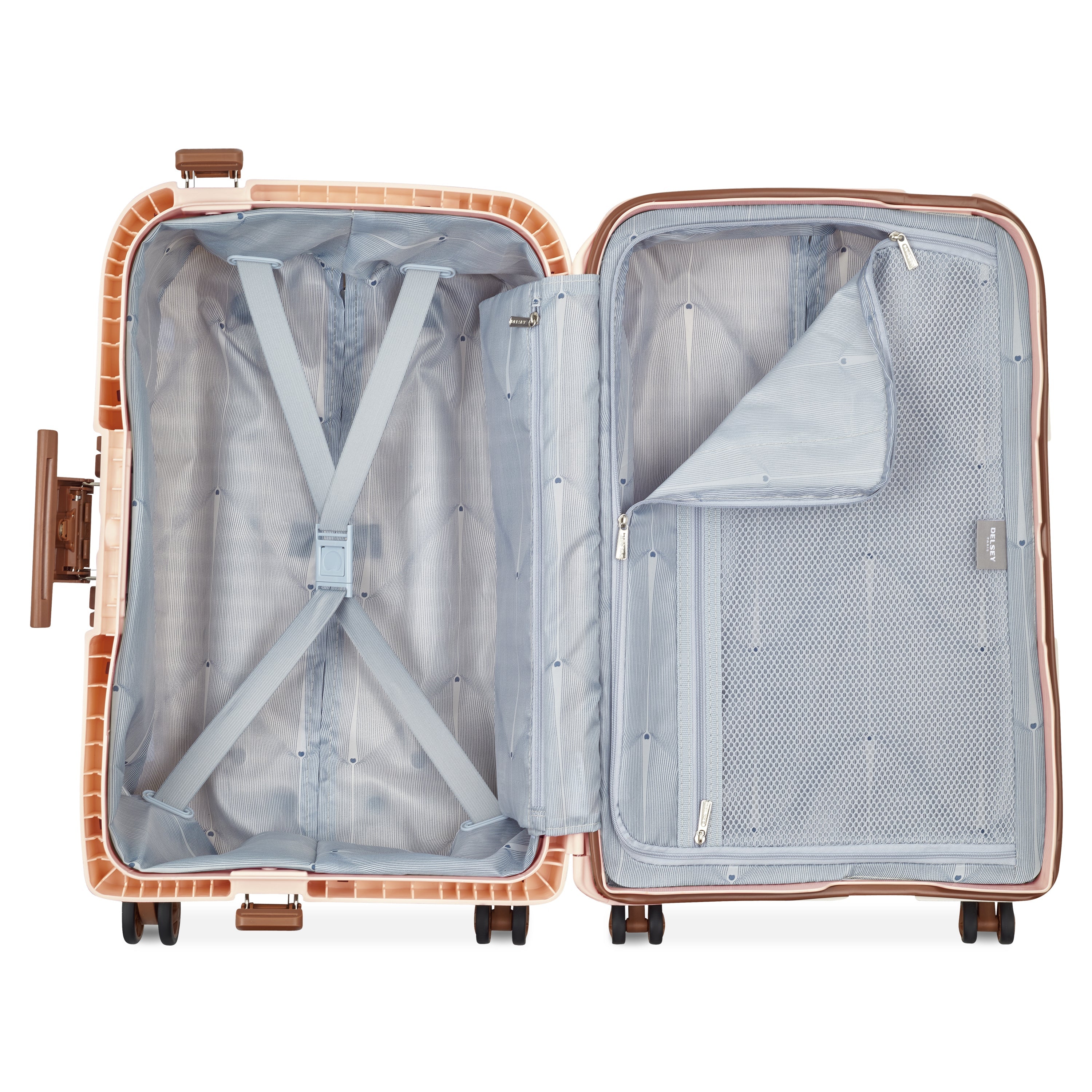 MONCEY| Koffer Kabine 55 CM HELLROSA