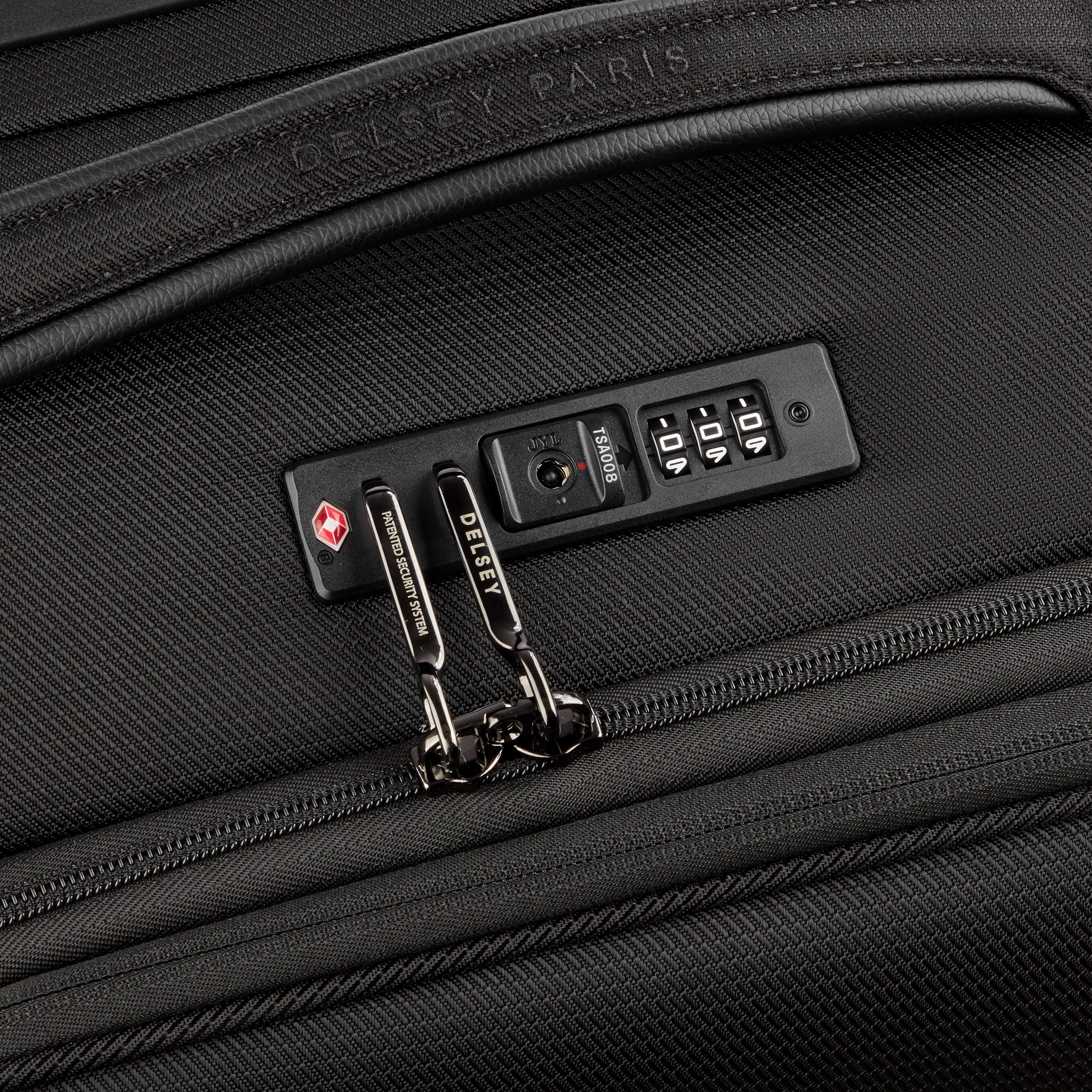 MONTMARTRE 3| Suitcase Cabin Expandable 55 CM BLACK