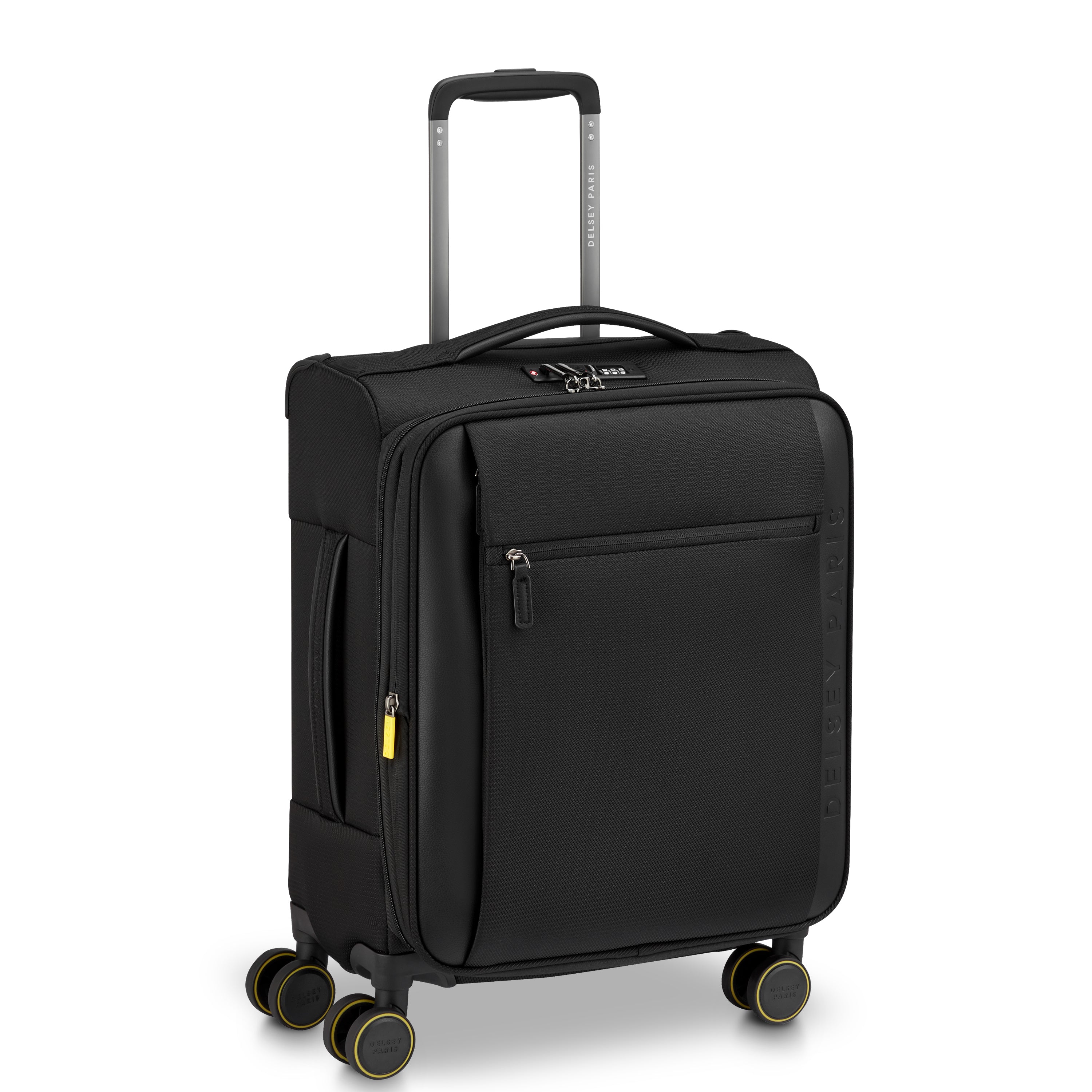 MONTMARTRE 3| Suitcase Cabin slim Expandable 55 CM BLACK