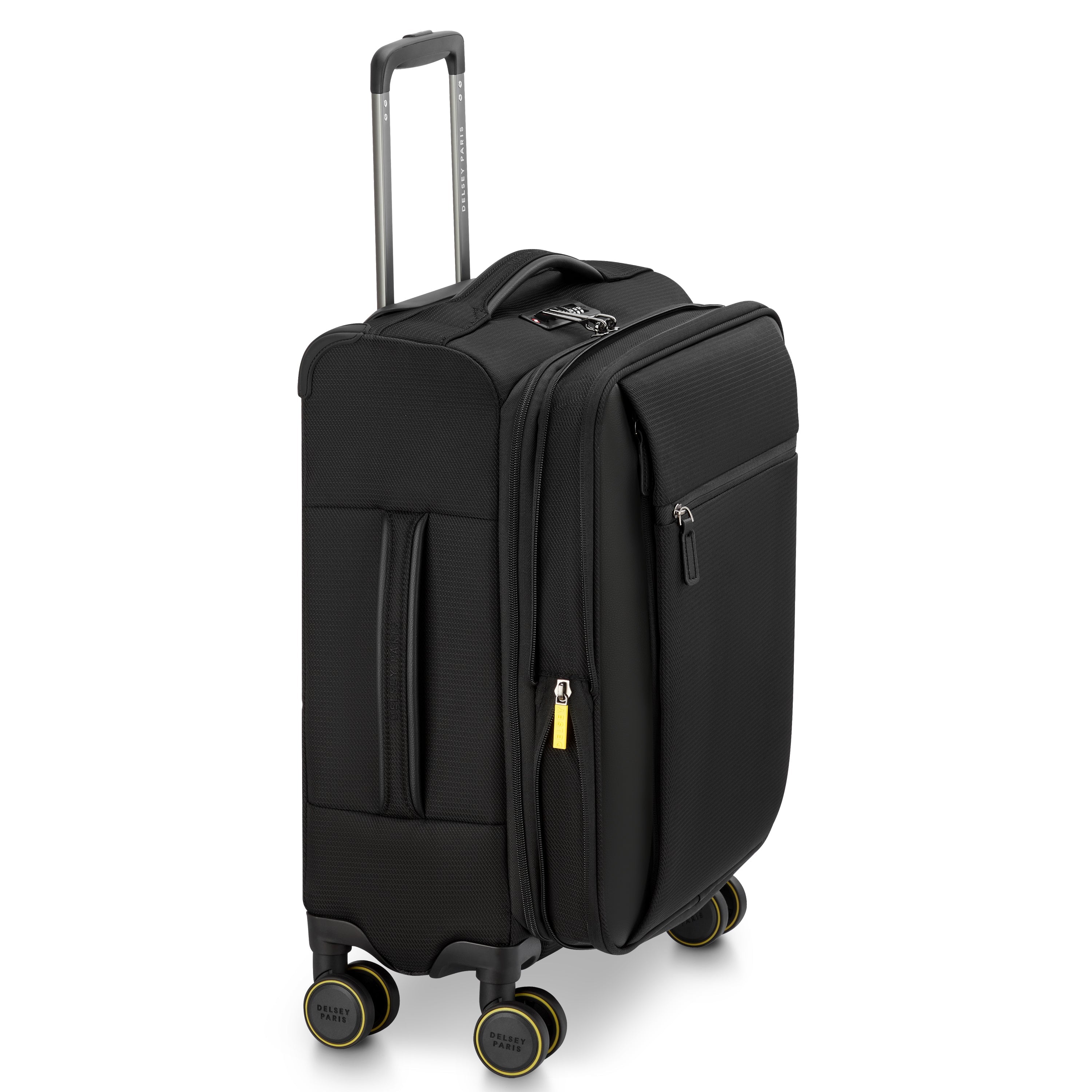 MONTMARTRE 3| Suitcase Cabin slim Expandable 55 CM BLACK