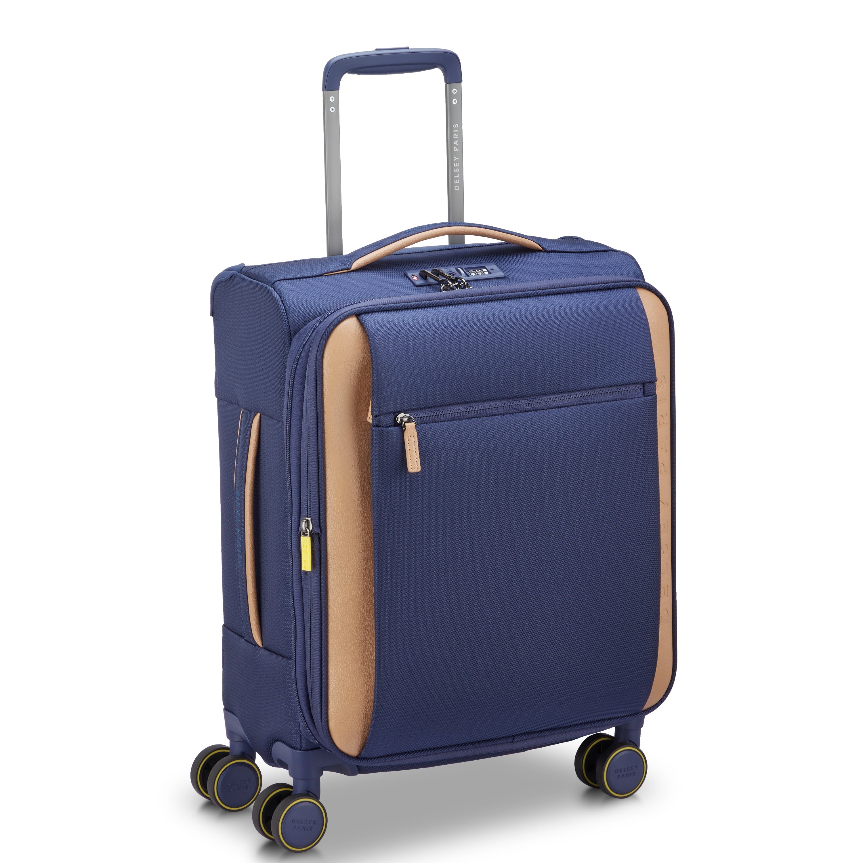 MONTMARTRE 3| Koffer Cabine Slim Uitbreidbaar 55 CM MARINEBLAUW