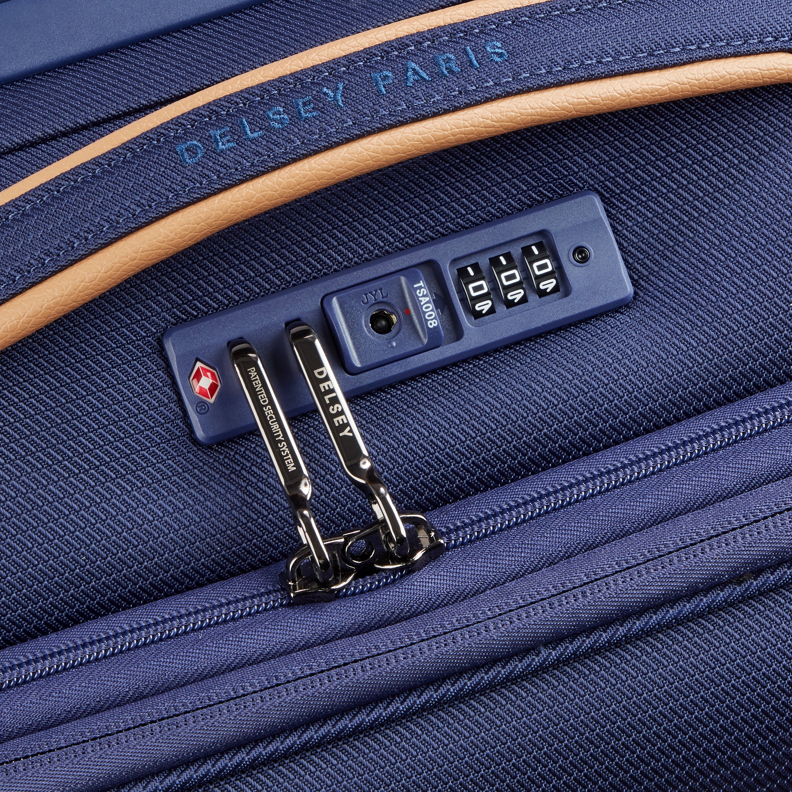 MONTMARTRE 3| Koffer Cabine Slim Uitbreidbaar 55 CM MARINEBLAUW