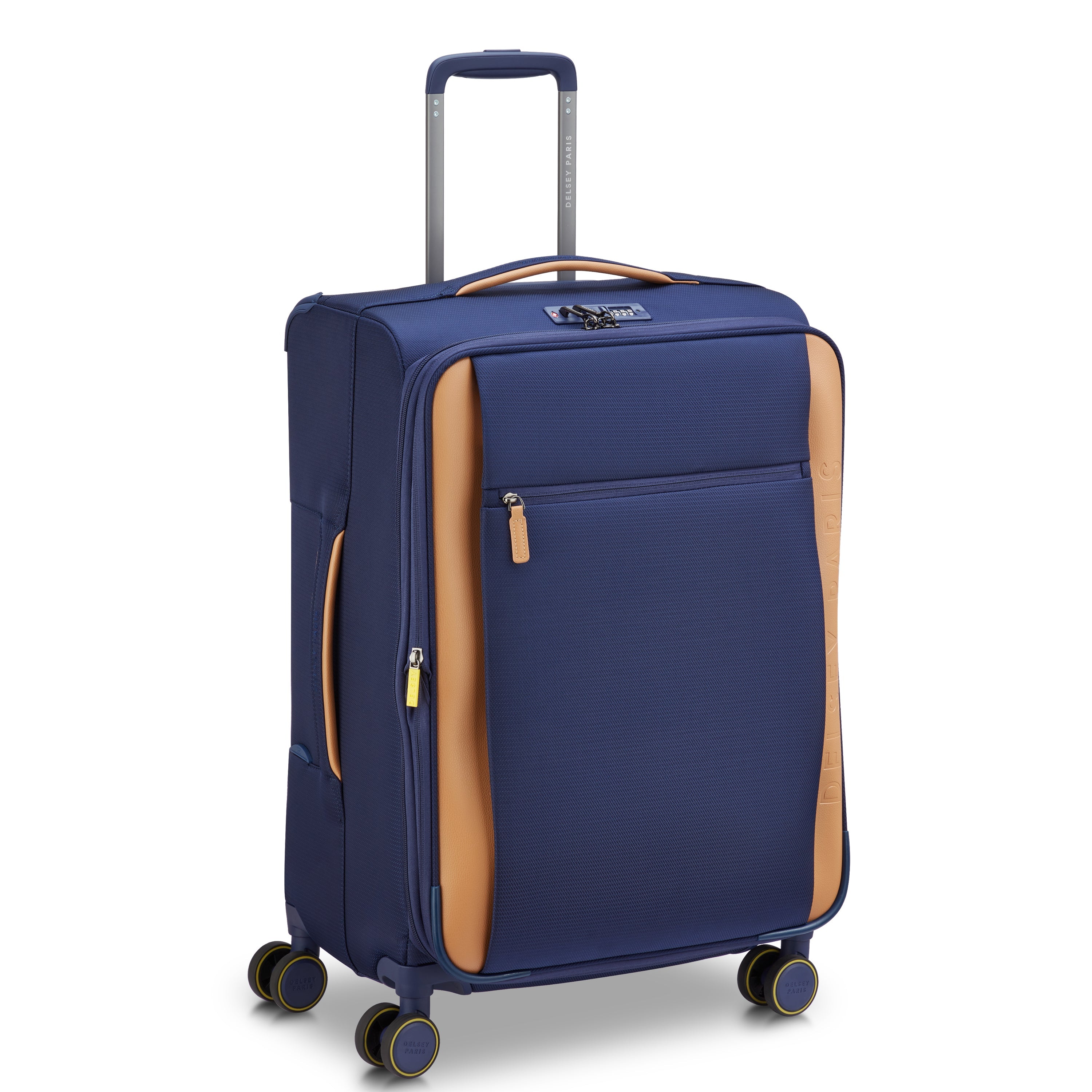 MONTMARTRE 3| Valise Soute Extensible 66 CM BLEU MARINE