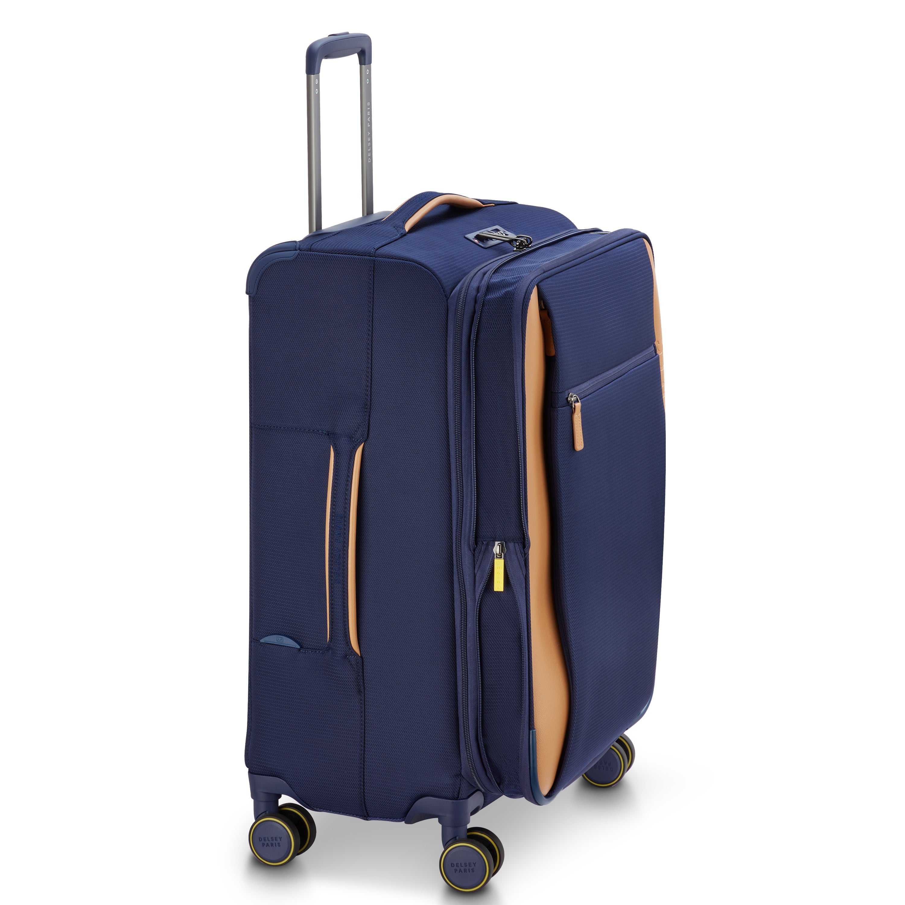 MONTMARTRE 3| Valise Soute Extensible 66 CM BLEU MARINE
