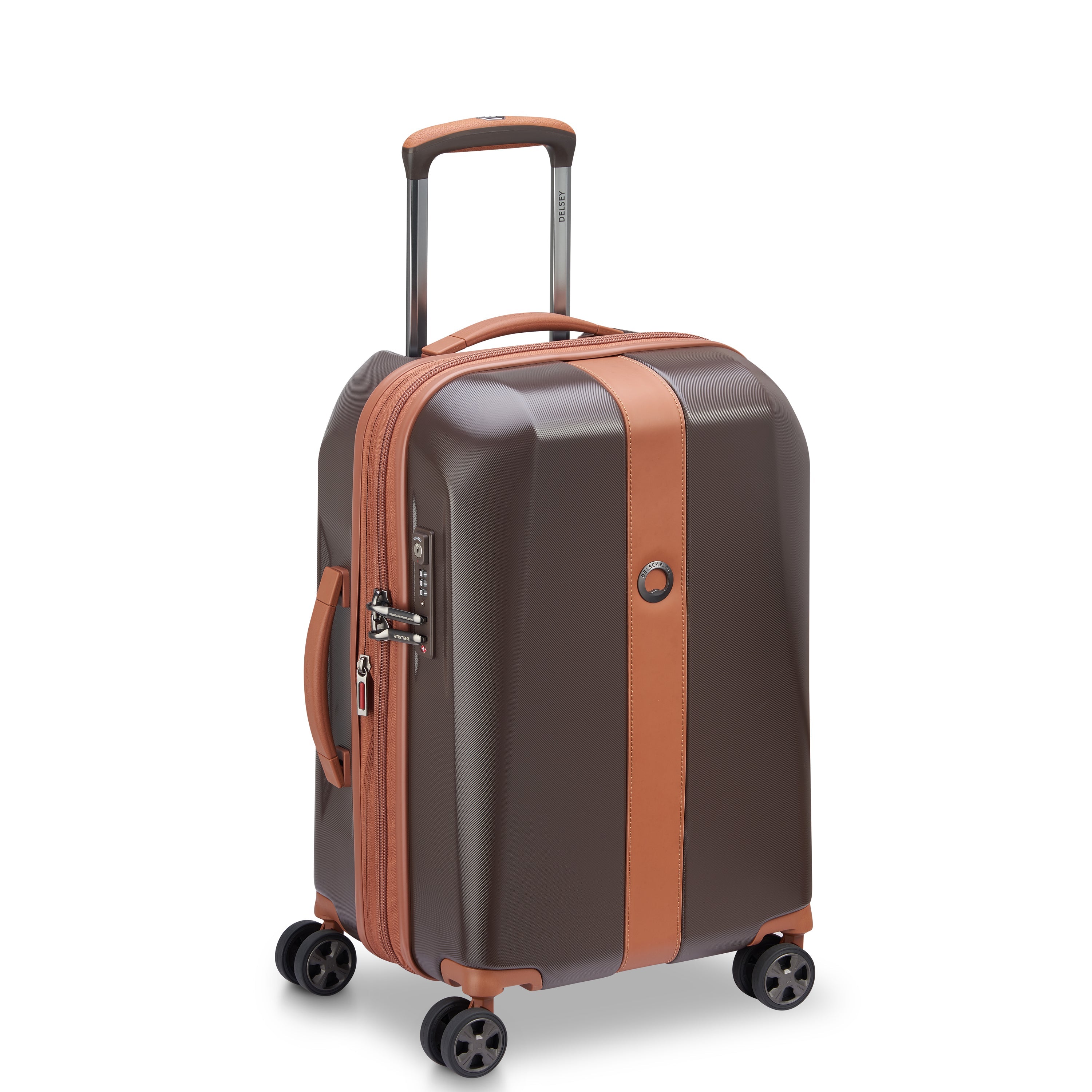 PROMENADE HARD 2.0| Suitcase Cabin Expandable 55 CM CHOCOLATE
