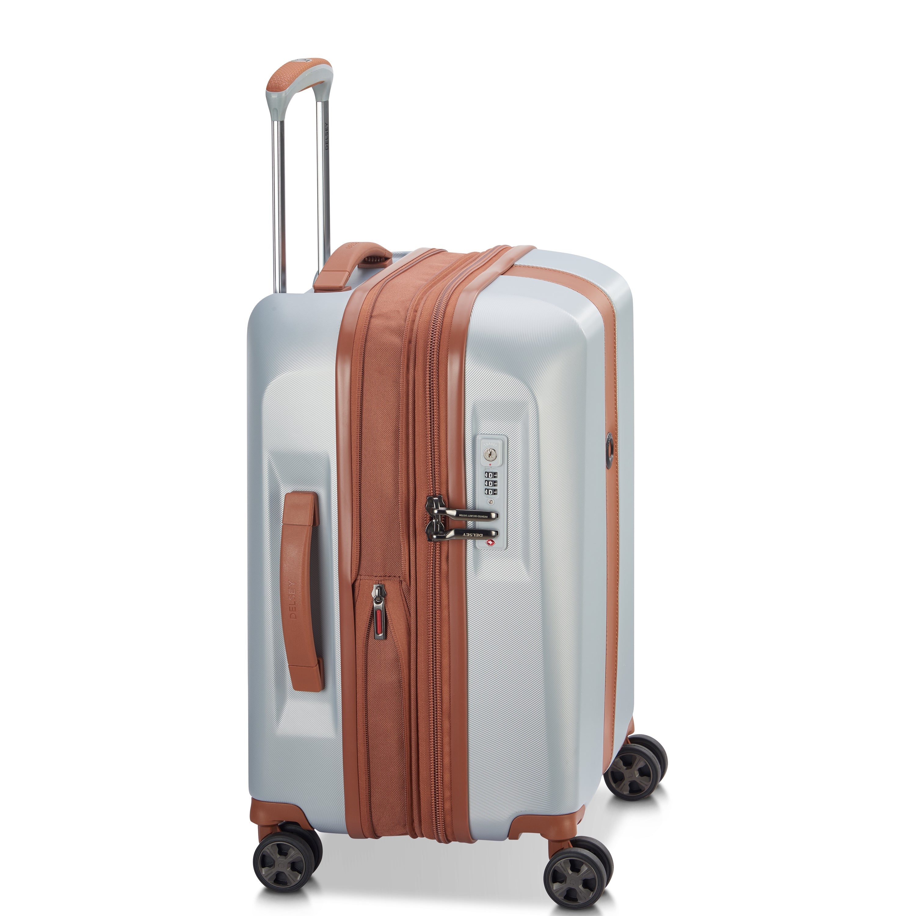 PROMENADE HARD 2.0| Suitcase Cabin Expandable 55 CM SILVER
