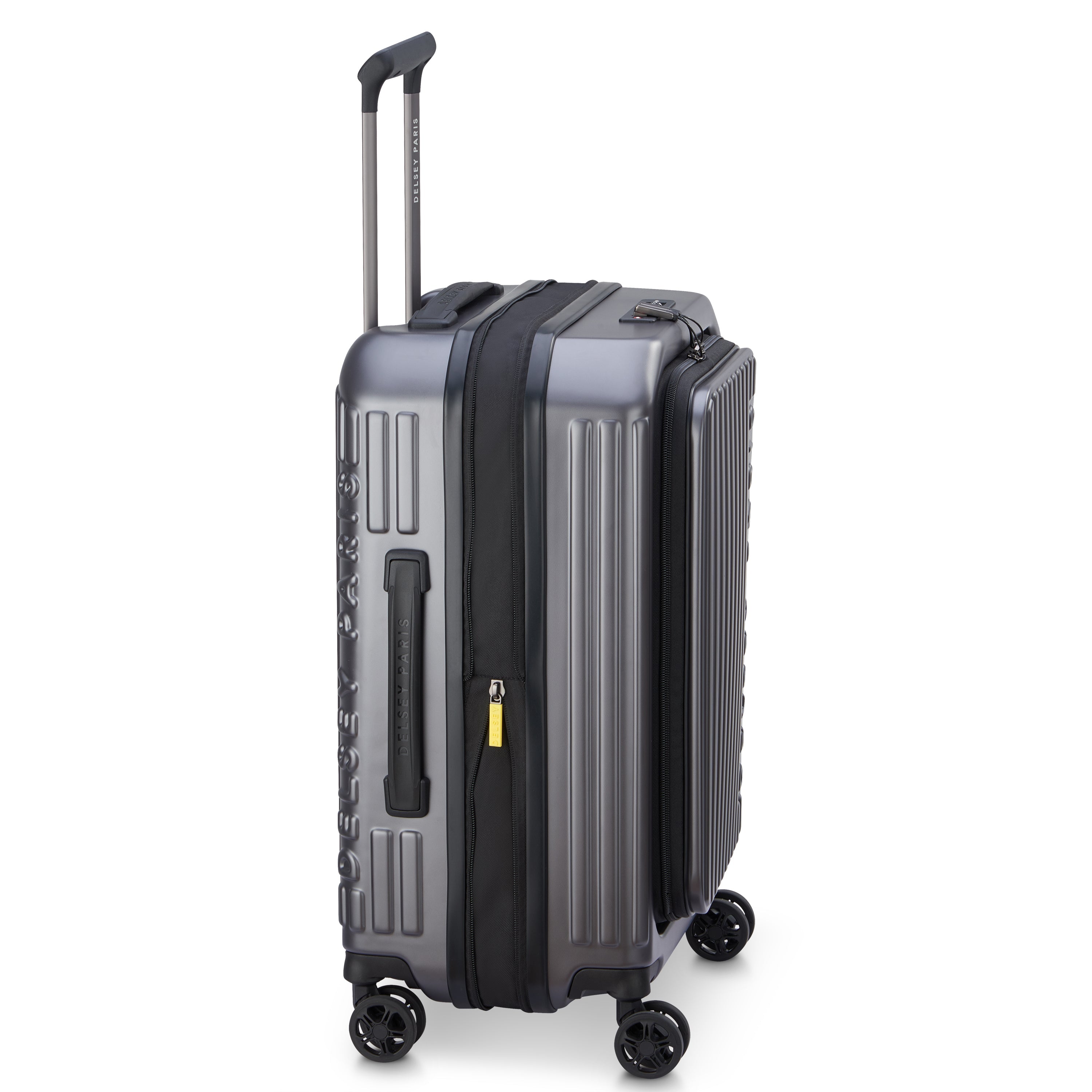 SECURITIME ZIP| Valise Cabine Extensible 55 CM ANTHRACITE