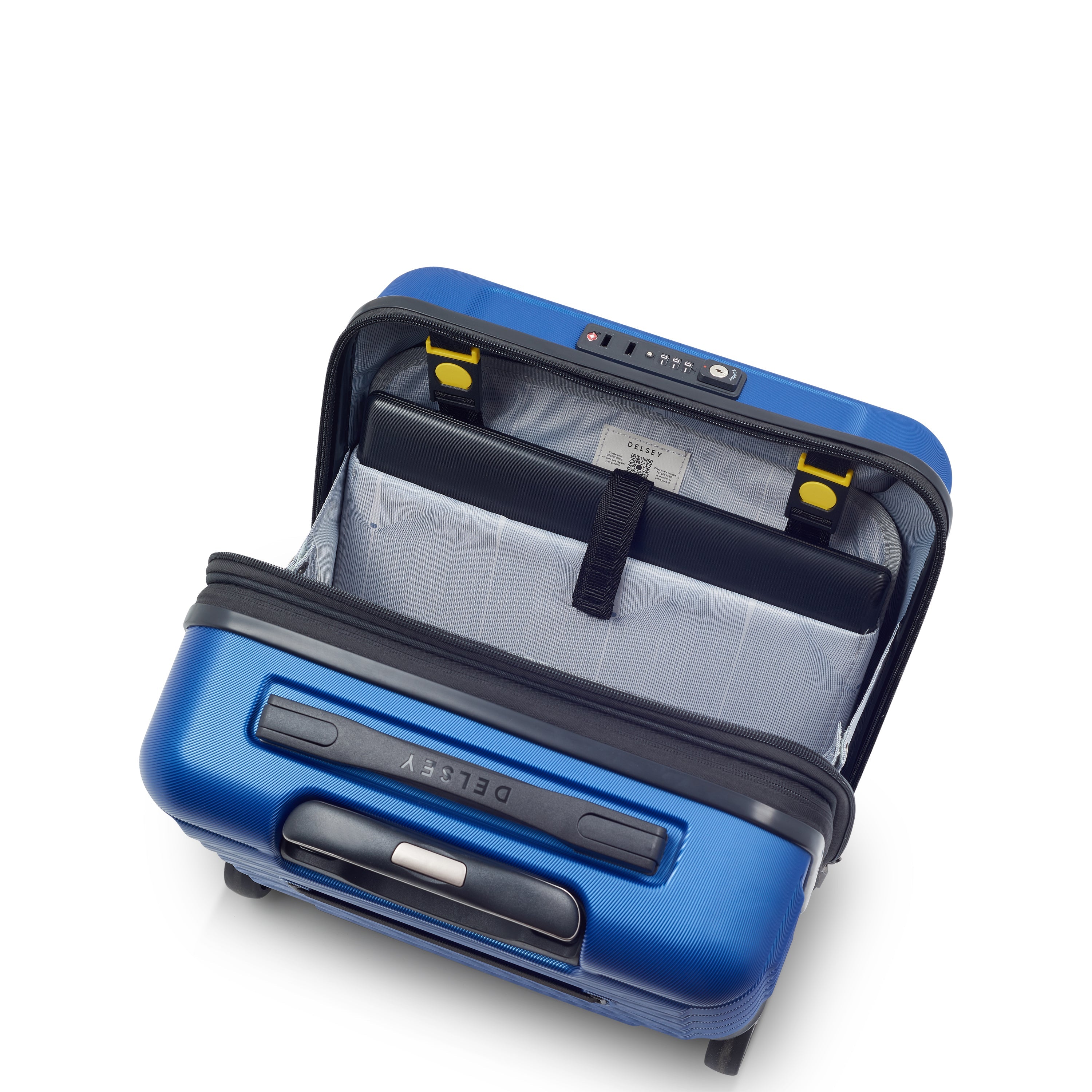 SHADOW 5.0| Business Suitcase Cabin Underseater Expandable 37.5 CM BLUE