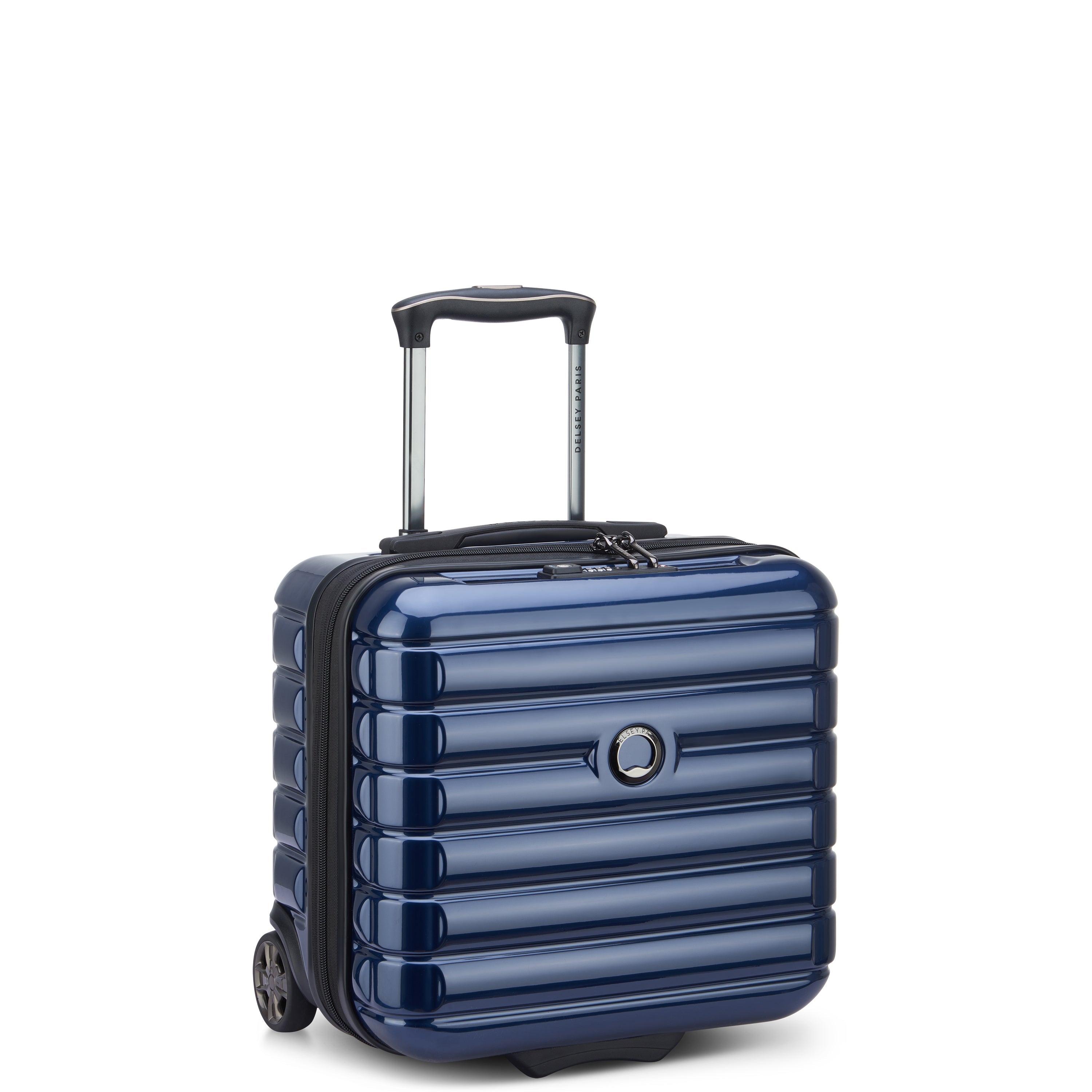 SHADOW 5.0| Business Suitcase Cabin Underseater Expandable 37.5 CM DEEP SEA NAVY