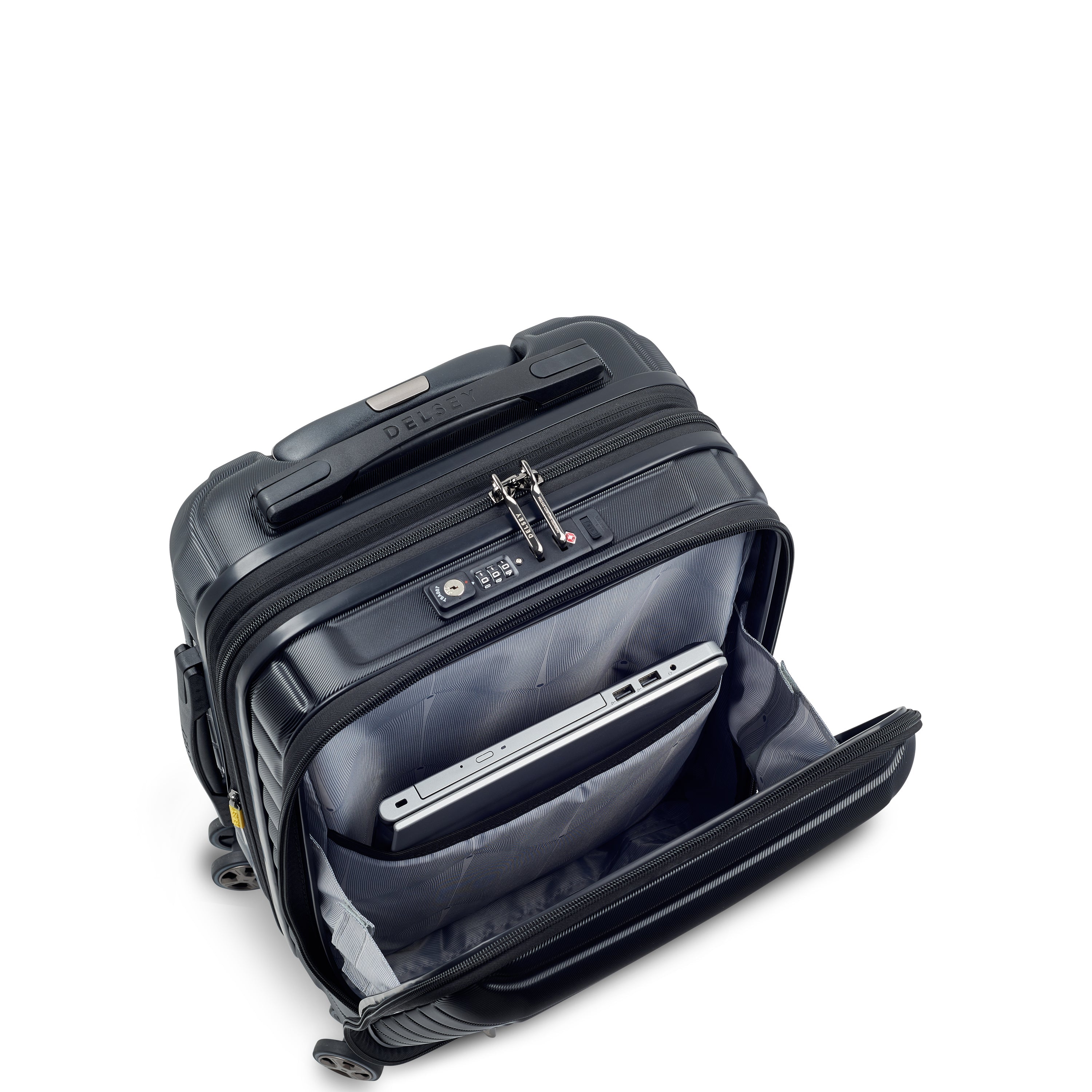 SHADOW 5.0| Suitcase Cabin Expandable 55 CM BLACK