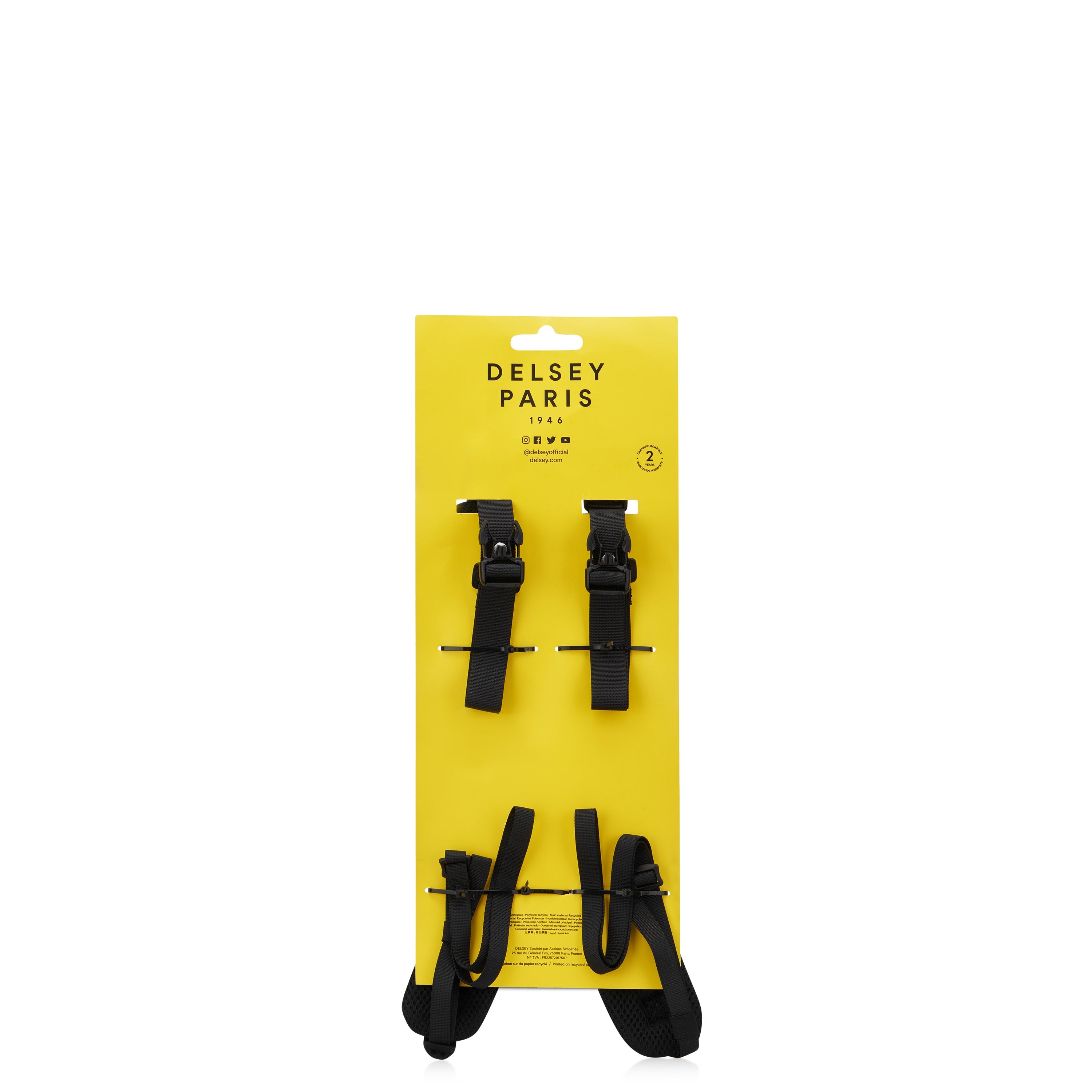TRAVEL ACCESSORIES| Suitcase Carry Straps BLACK