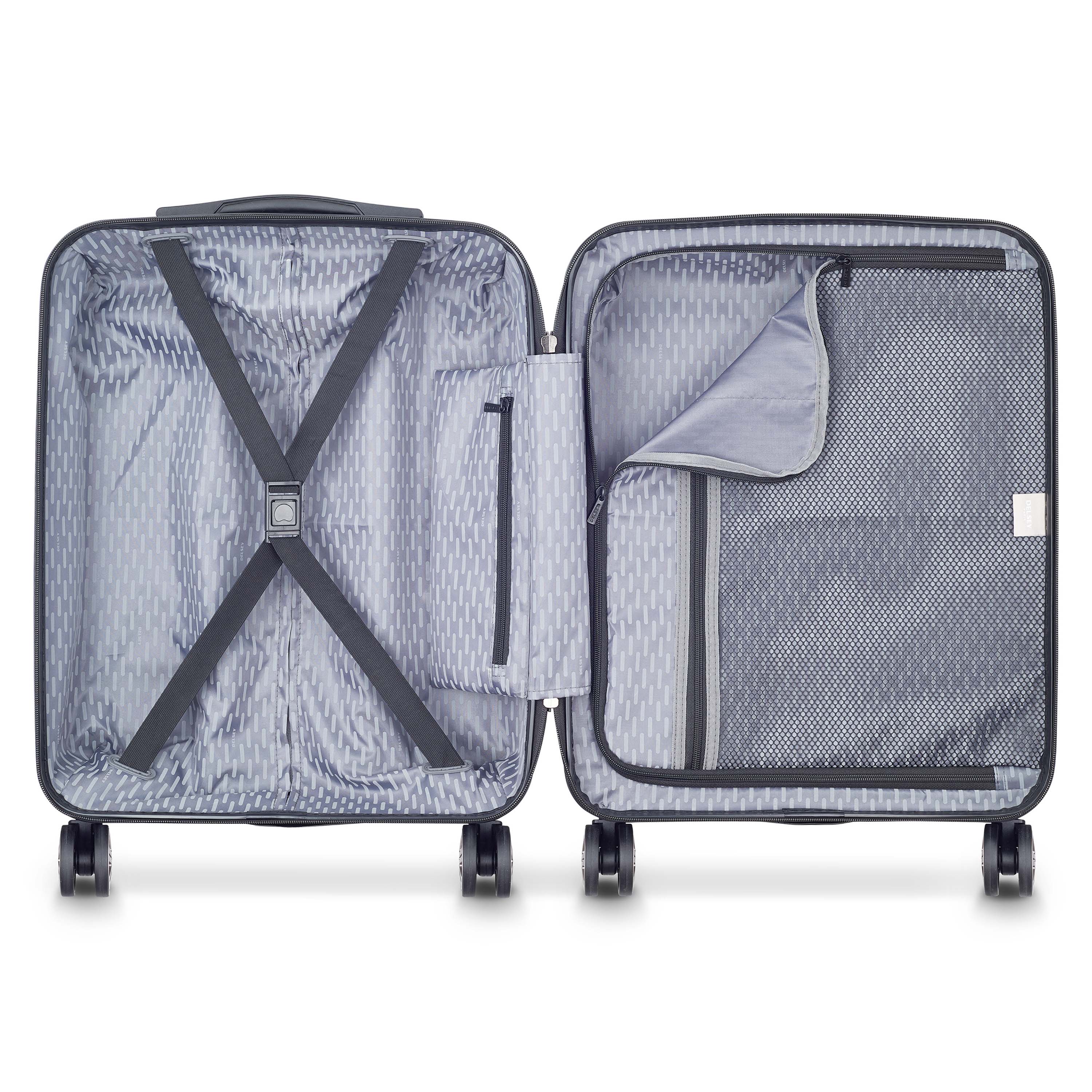 AIR ARMOUR| Valise Cabine Slim Extensible 55 CM NOIR