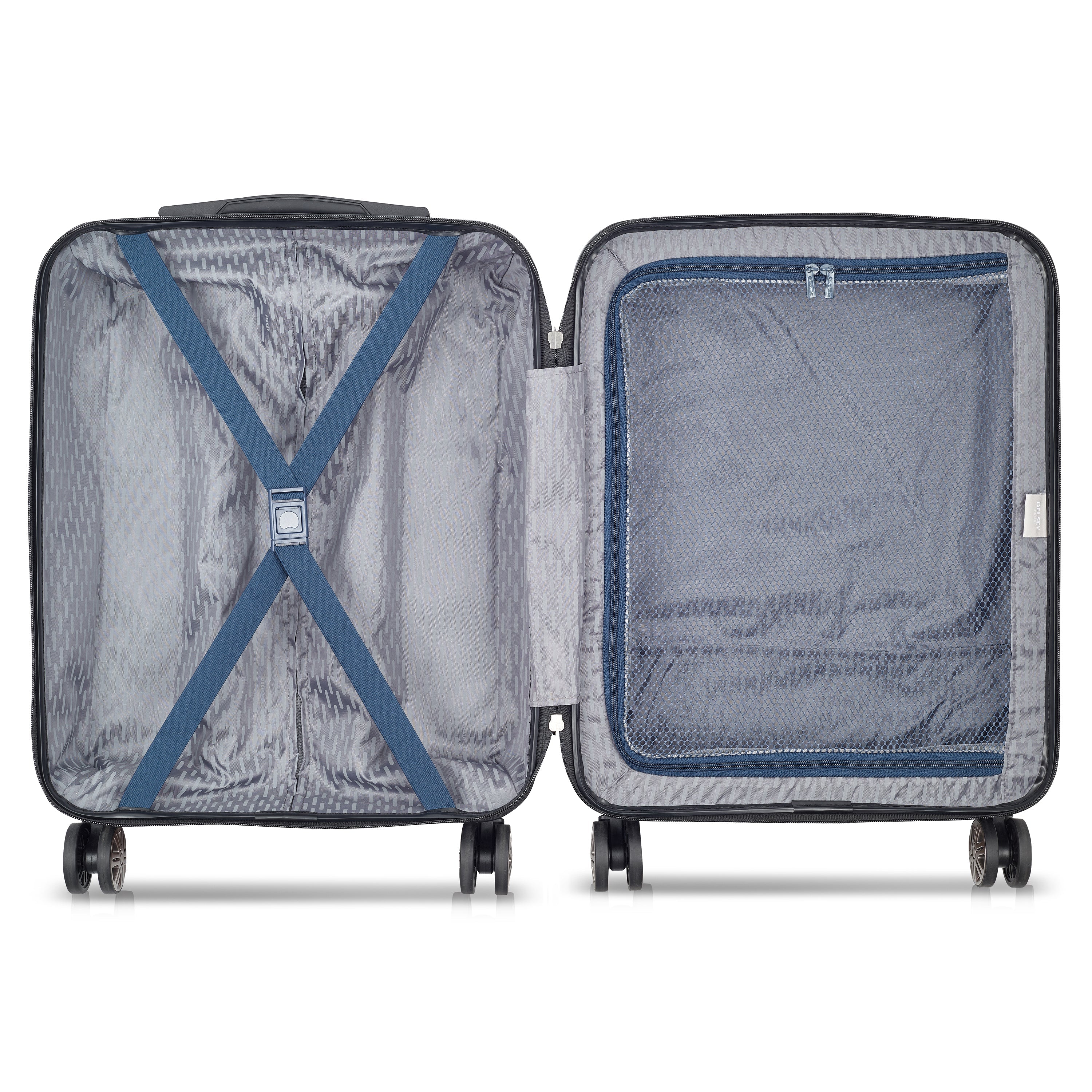AIR ARMOUR| Valise Cabine Slim Extensible 55 CM BLEU NUIT