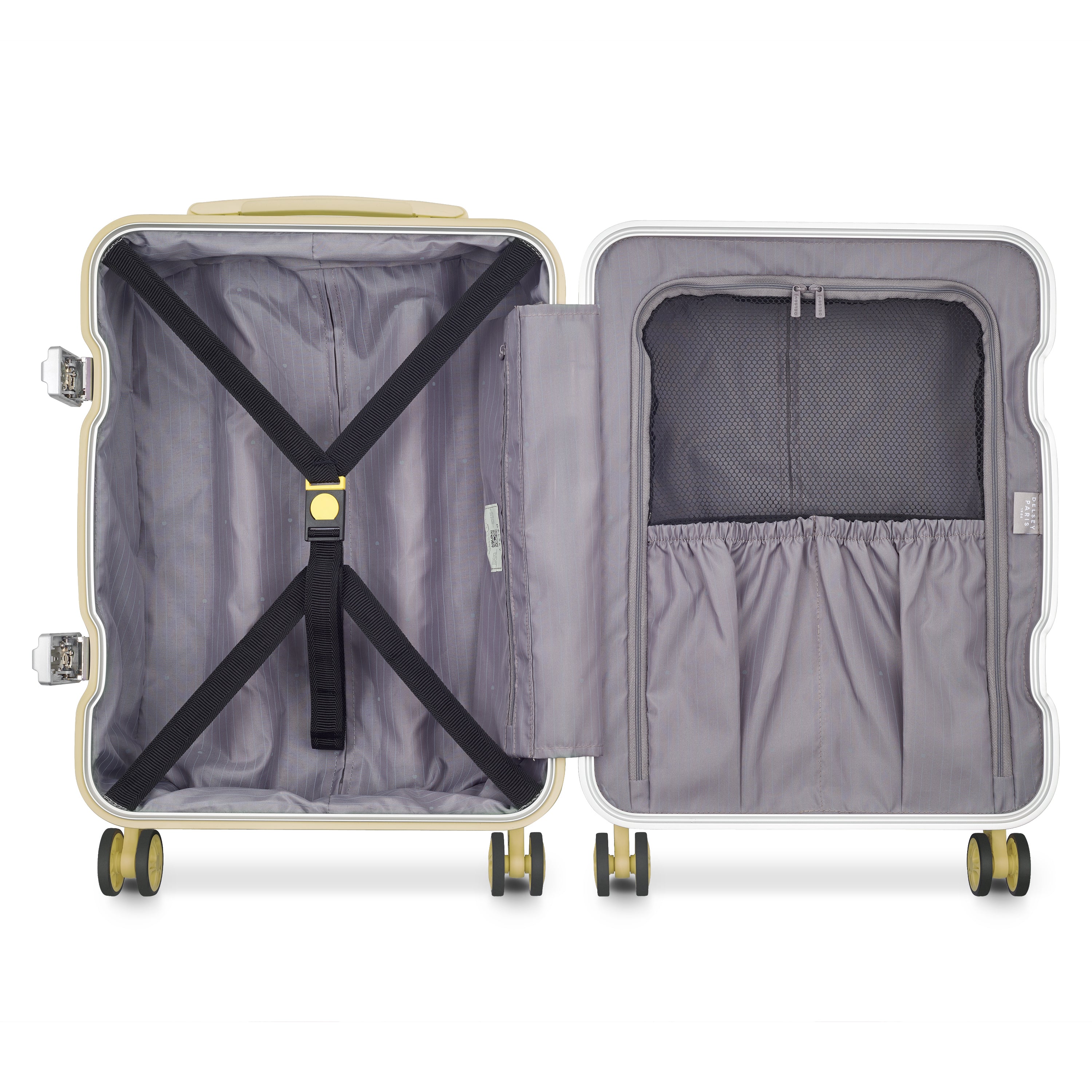 BASTILLE 2.0| Koffer Cabine slim 55 CM LICHTGEEL