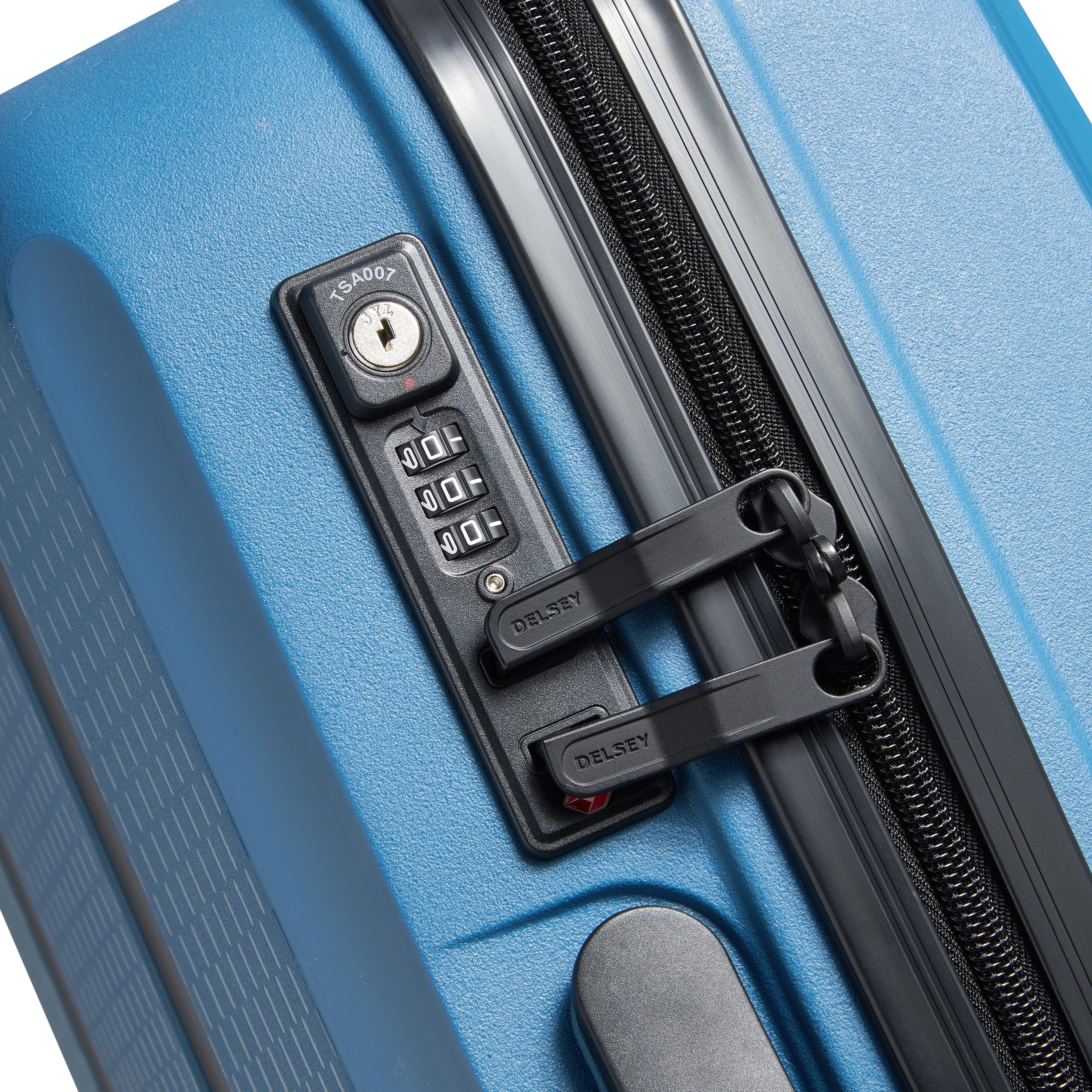 BELMONT PLUS| Suitcase Cabin slim 55 CM ZINC BLUE