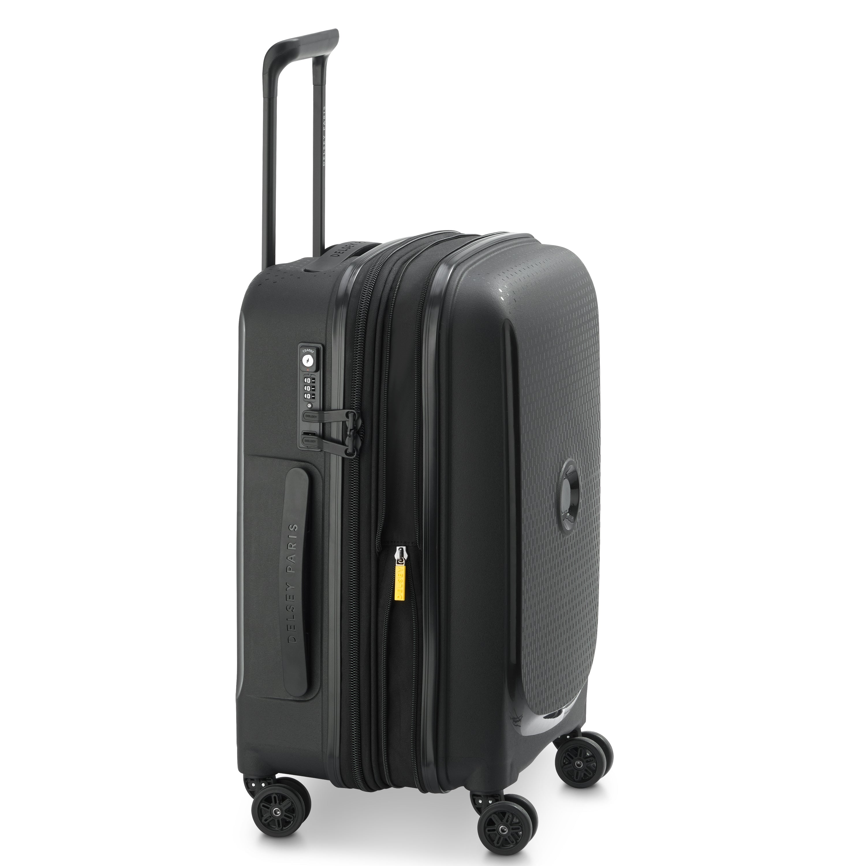 BELMONT PLUS| Suitcase Cabin Expandable 55 CM BLACK