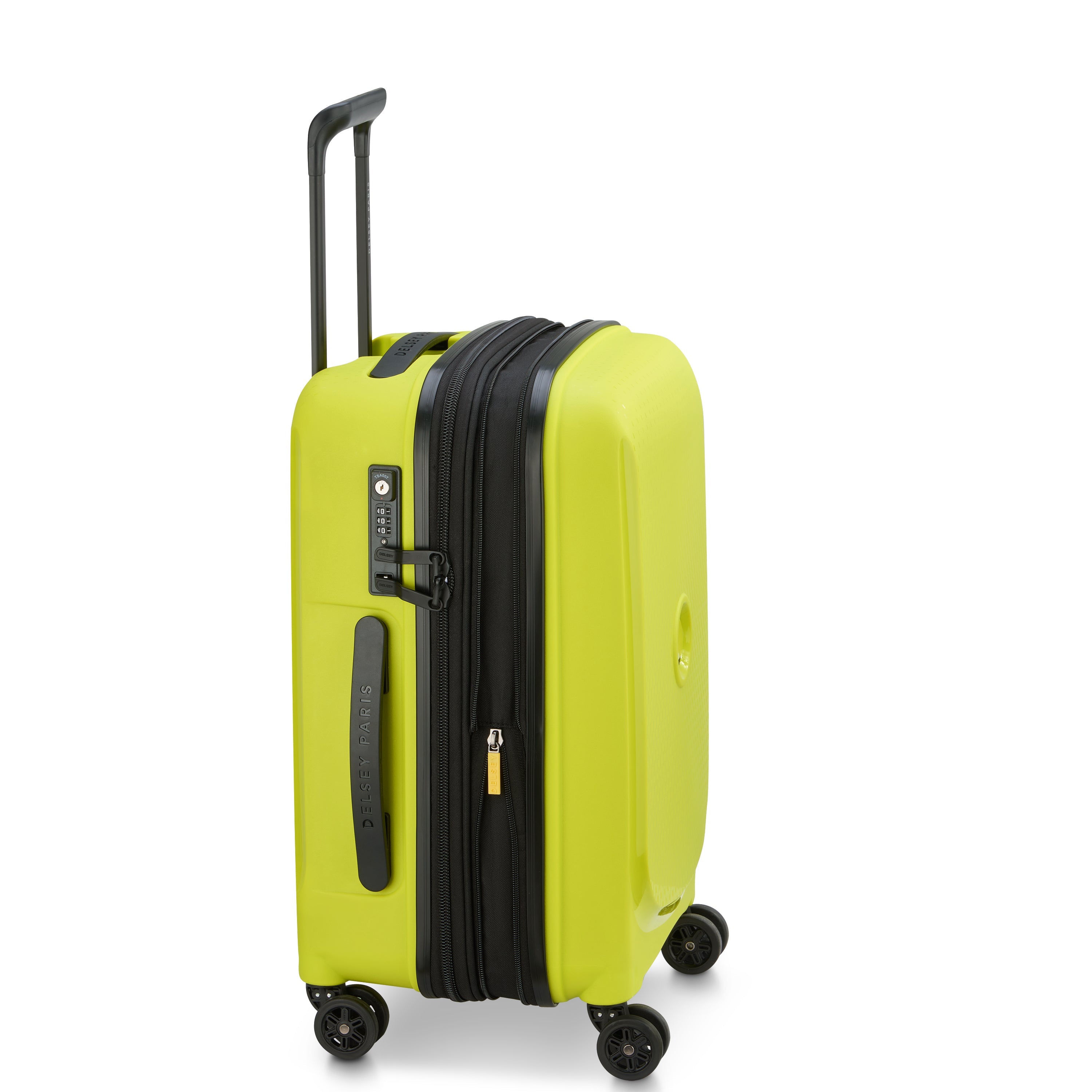 BELMONT PLUS| Suitcase Cabin Expandable 55 CM GREEN CHARTREUSE