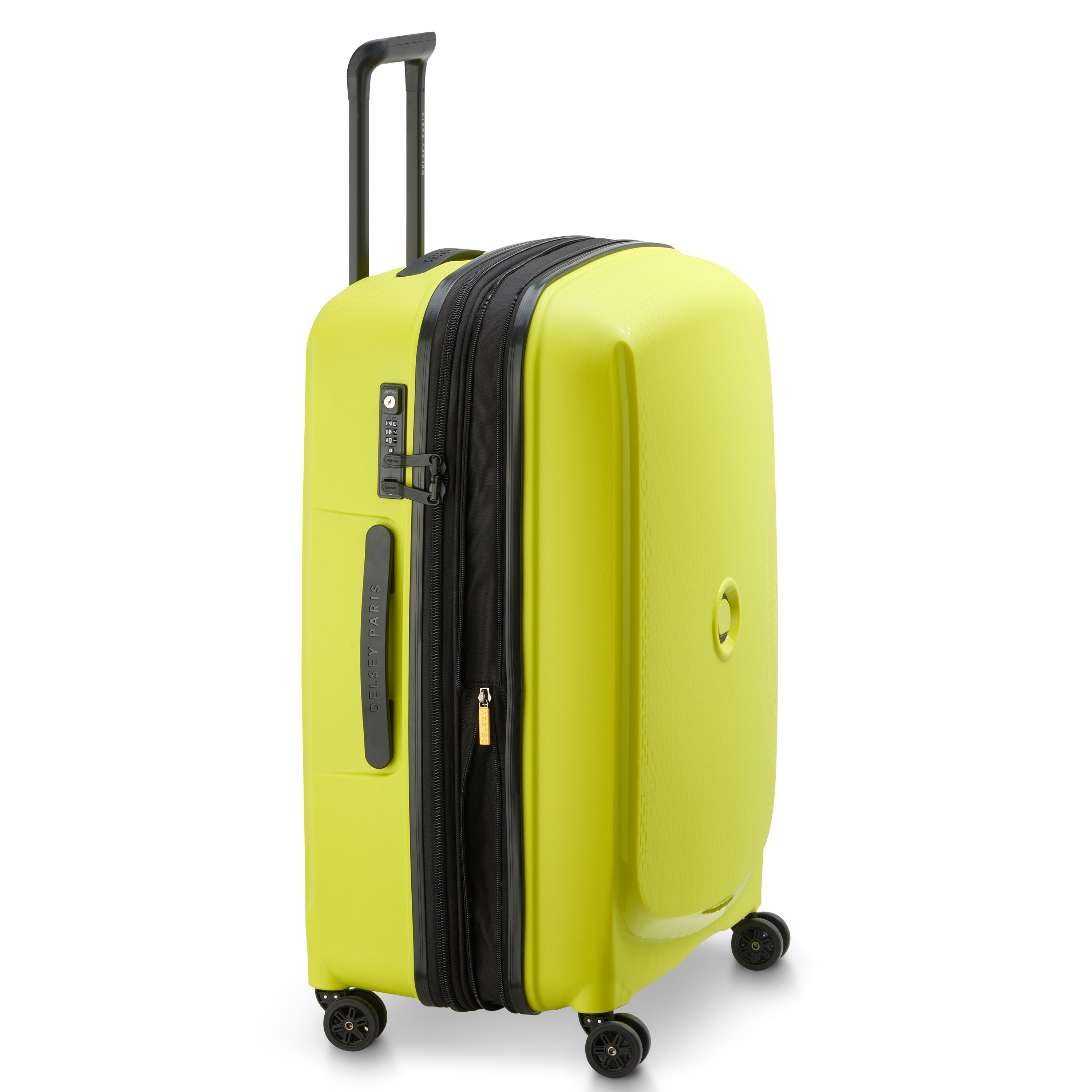 BELMONT PLUS| Suitcase Check-In Expandable 70.5 CM GREEN CHARTREUSE