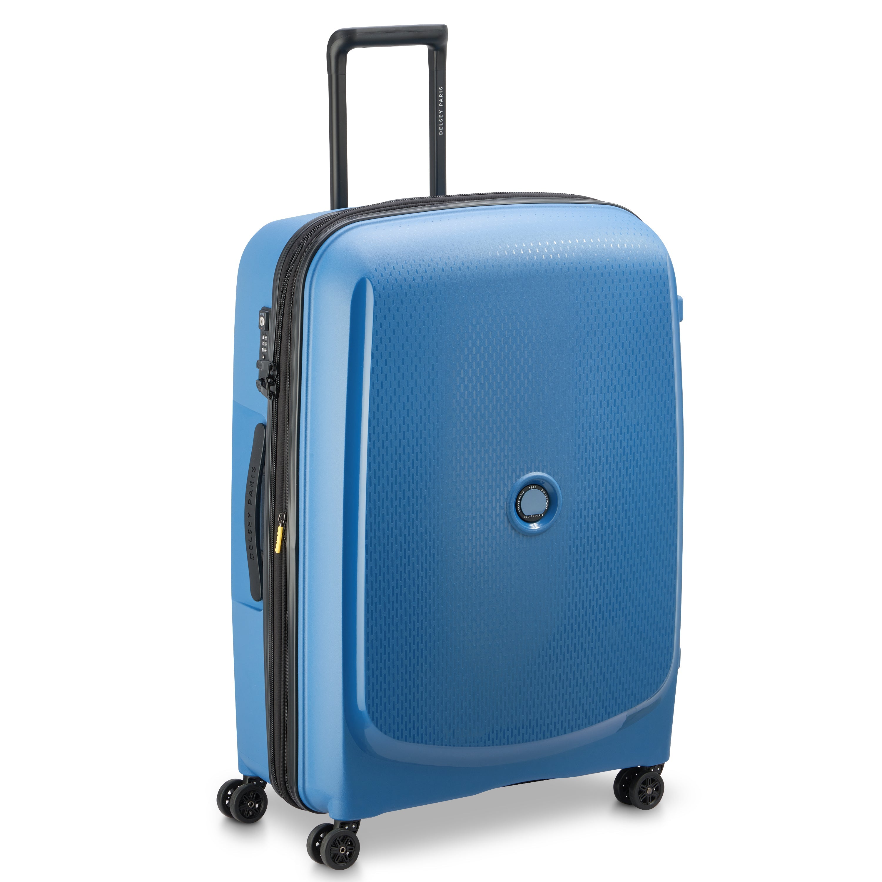 BELMONT PLUS| Valigia Check-In Espandibile 76 CM BLU ZINCO