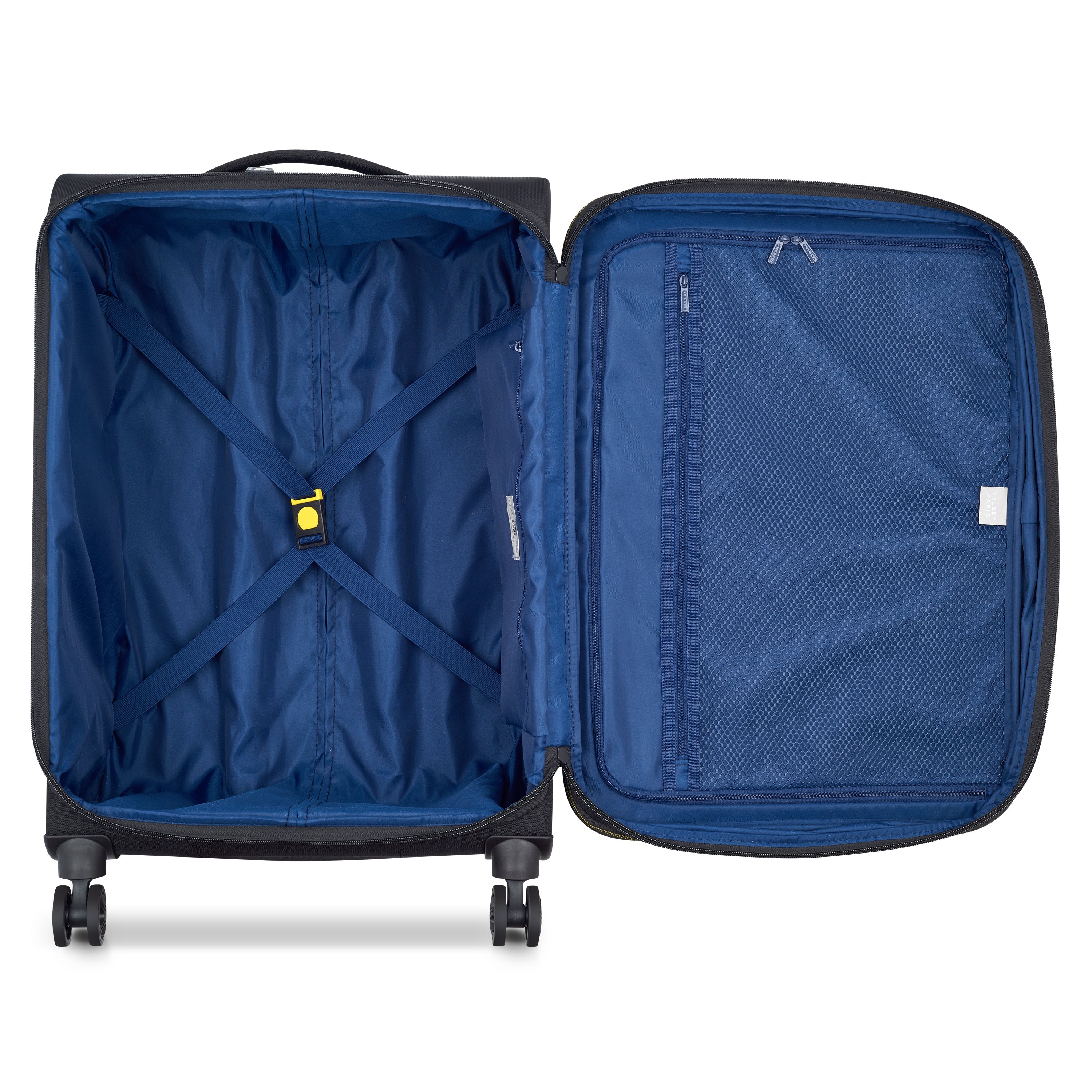 BROCHANT 3| Koffer Check-In Erweiterbar 67 CM TIEFSCHWARZ