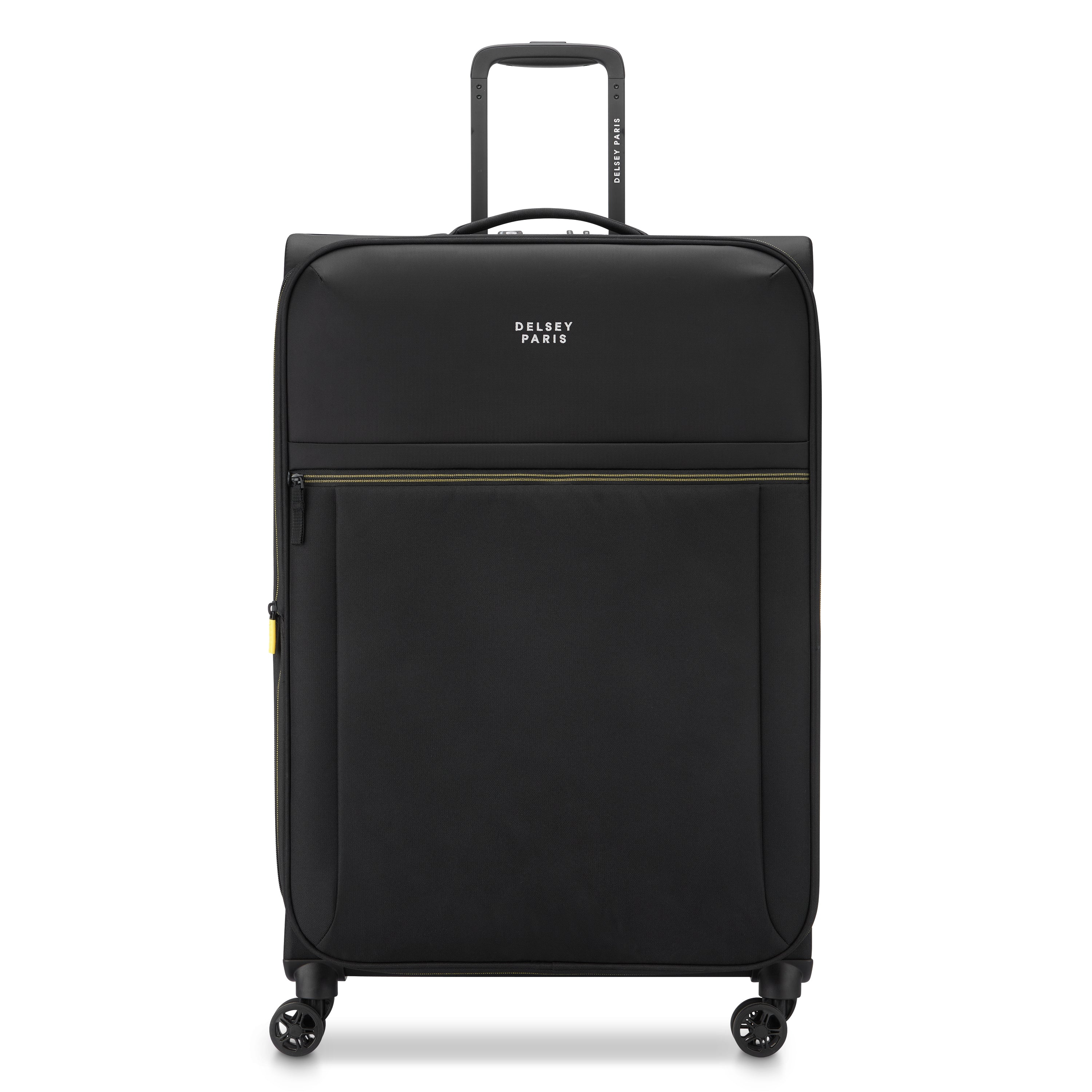 BROCHANT 3| Koffer Check-In Erweiterbar 78 CM TIEFSCHWARZ