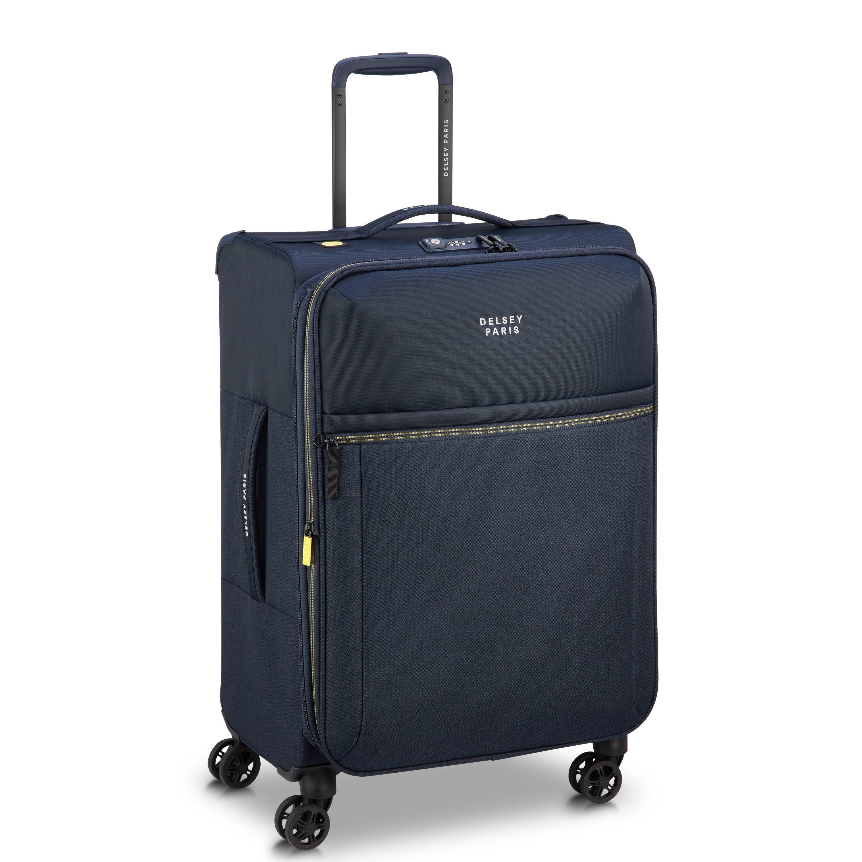 BROCHANT 3| Koffer Check-In Erweiterbar 67 CM NAVY