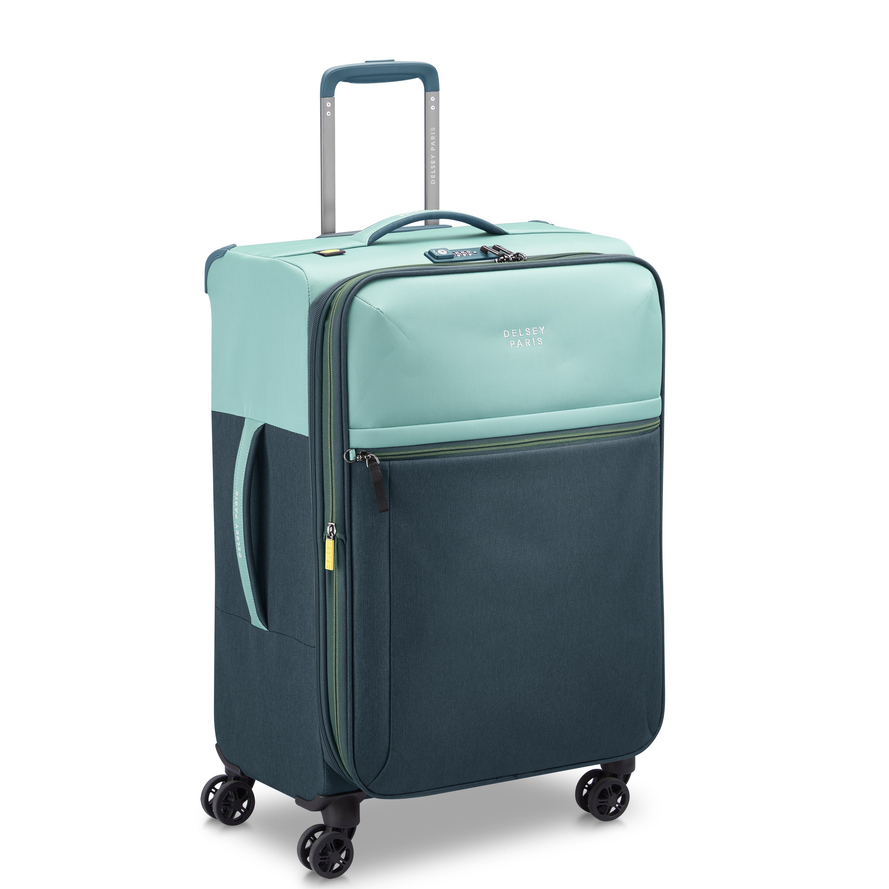 BROCHANT 3| Suitcase Check-In Expandable 67 CM GREEN