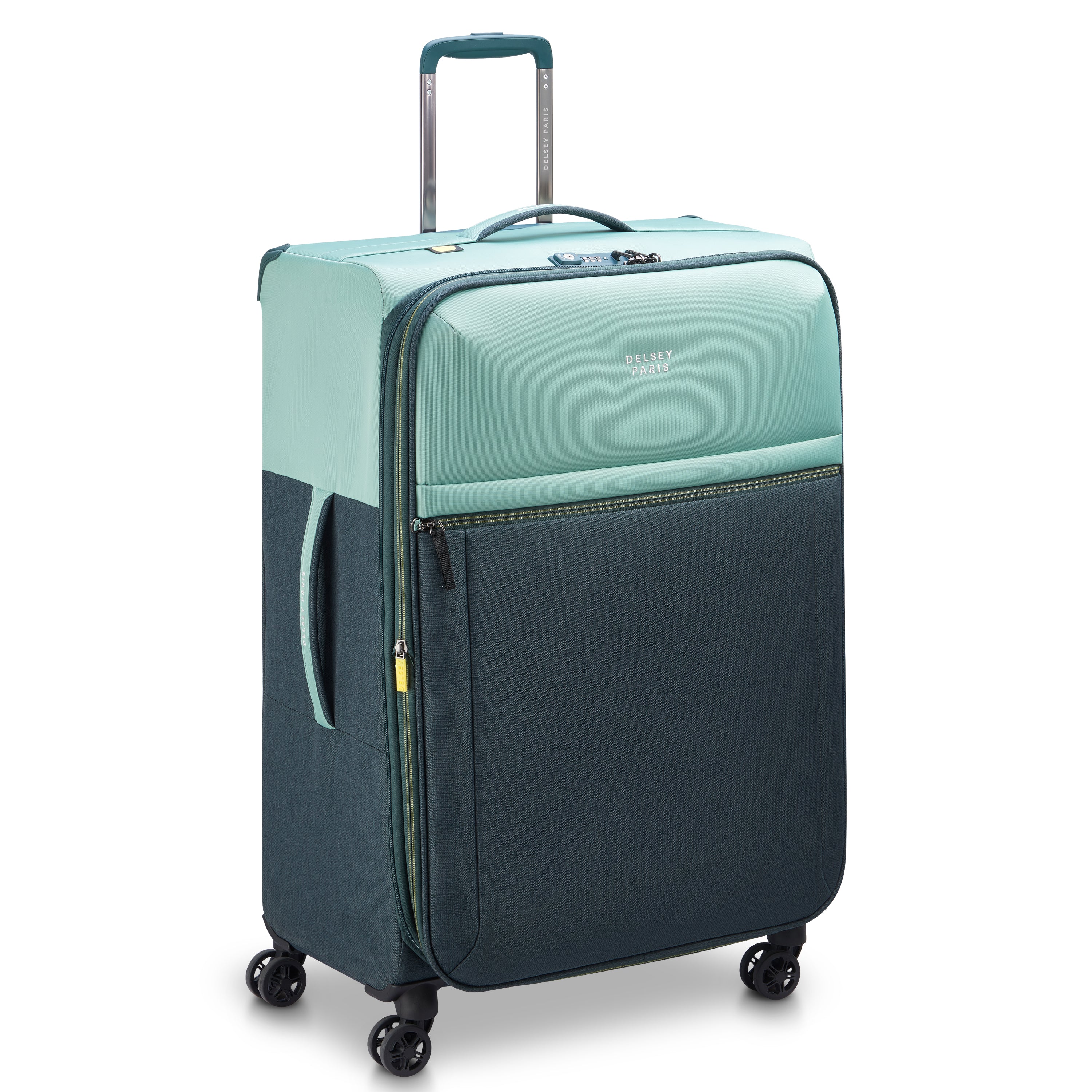 BROCHANT 3| Suitcase Check-In Expandable 78 CM GREEN