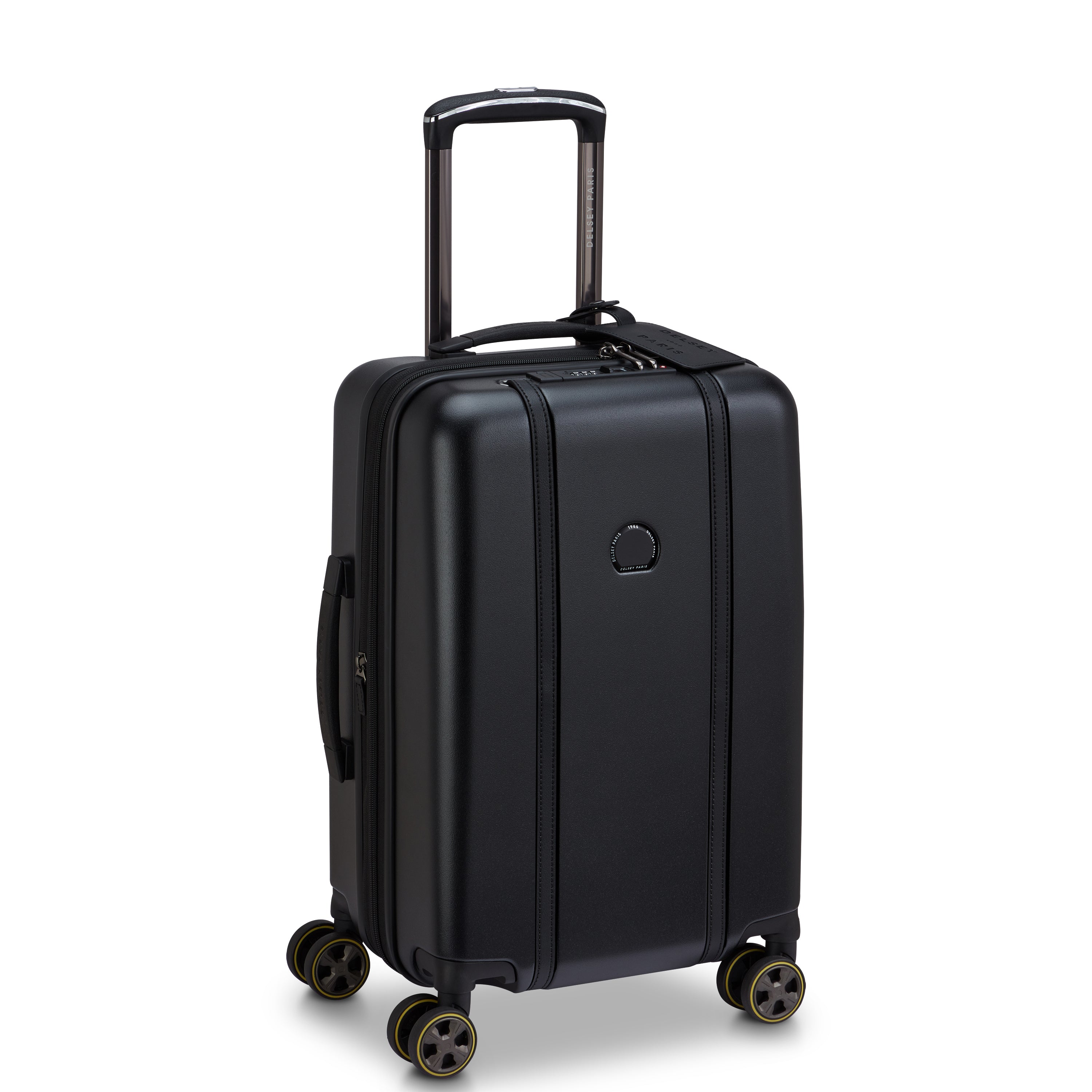 CADENCE| Suitcase Cabin Expandable 55 CM DEEP BLACK