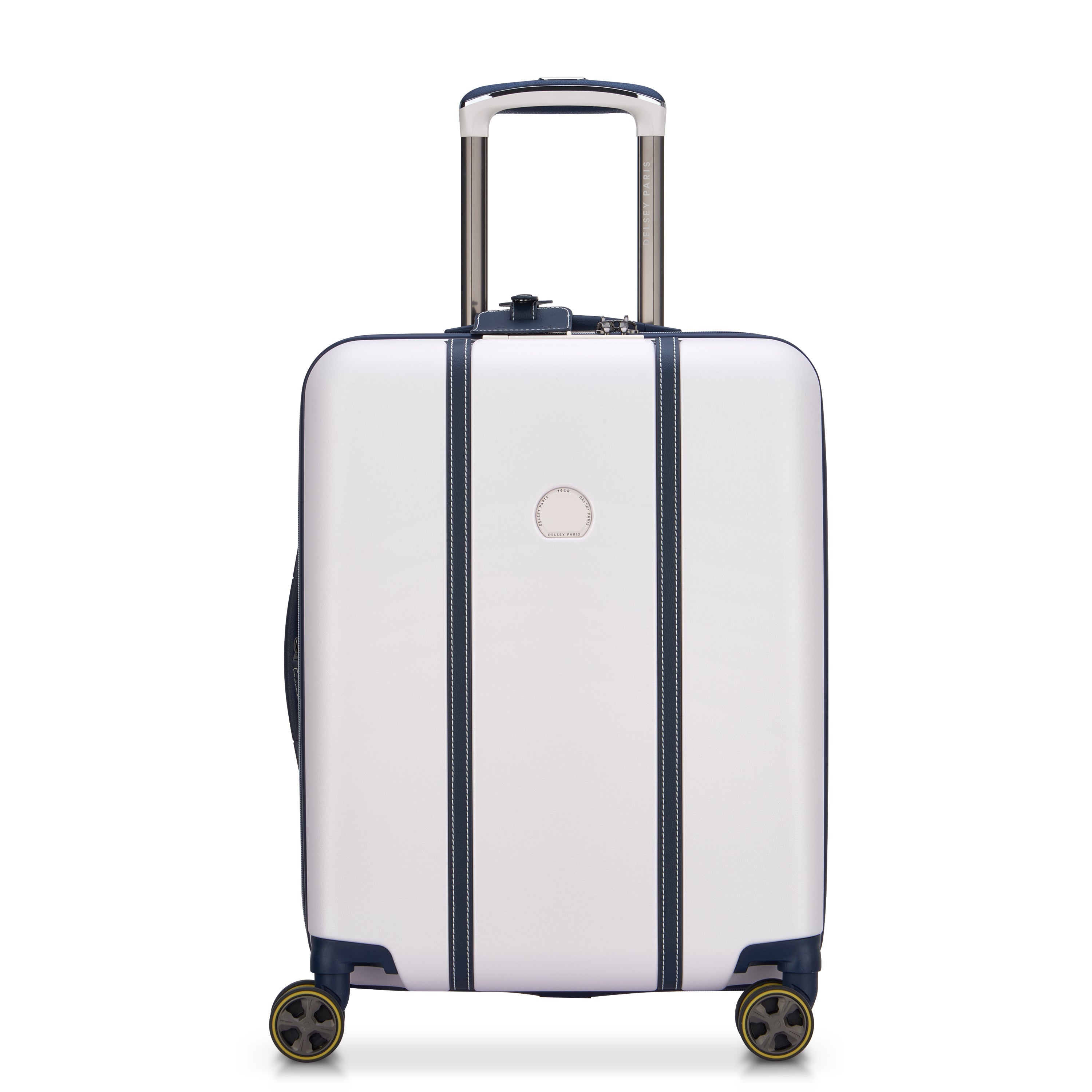 CADENCE| Valigia Cabina slim Espandibile 54.5 CM IVORY/NAVY