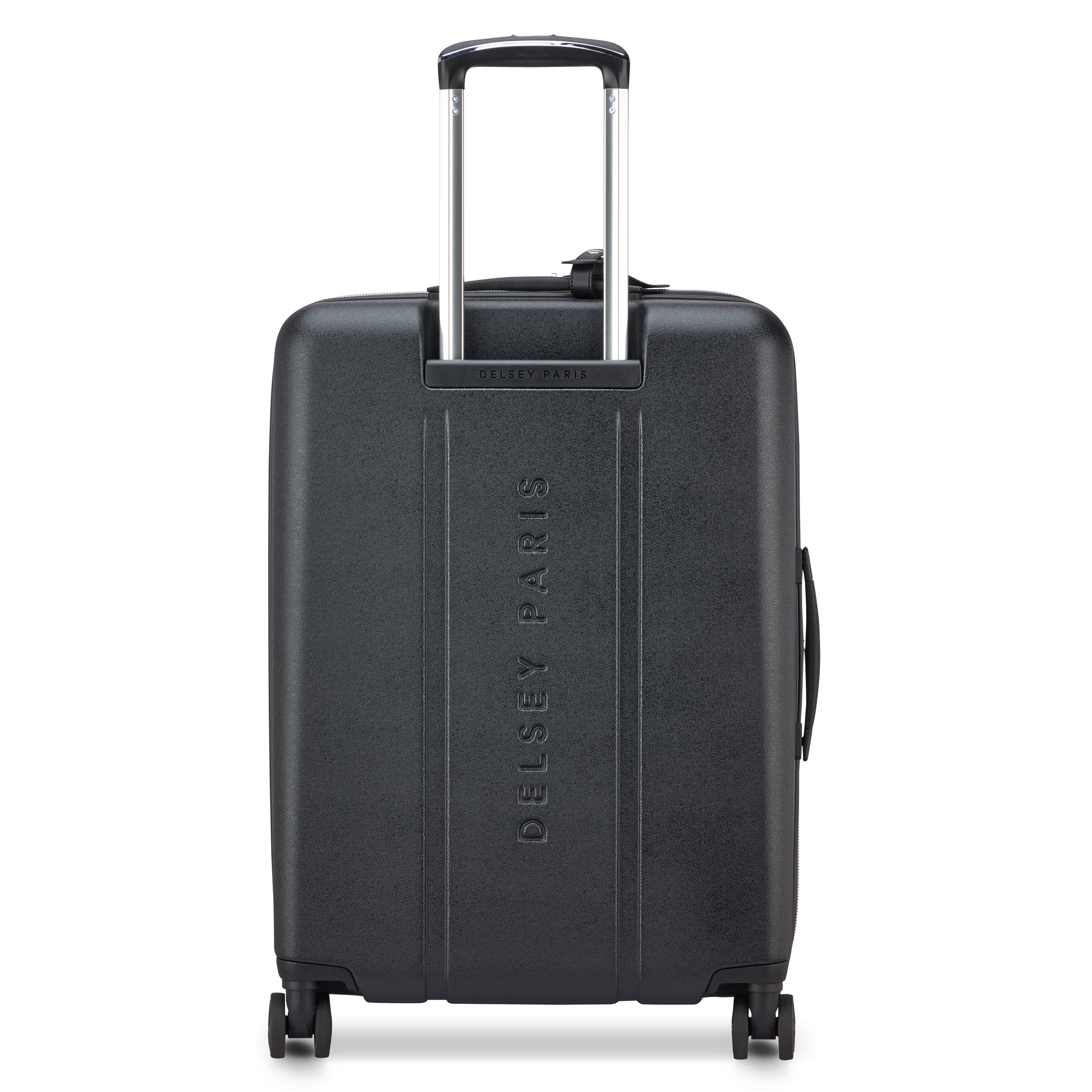 CADENCE| Koffer Aufgabegepäck Erweiterbar 66 CM SCHWARZ/SILBER