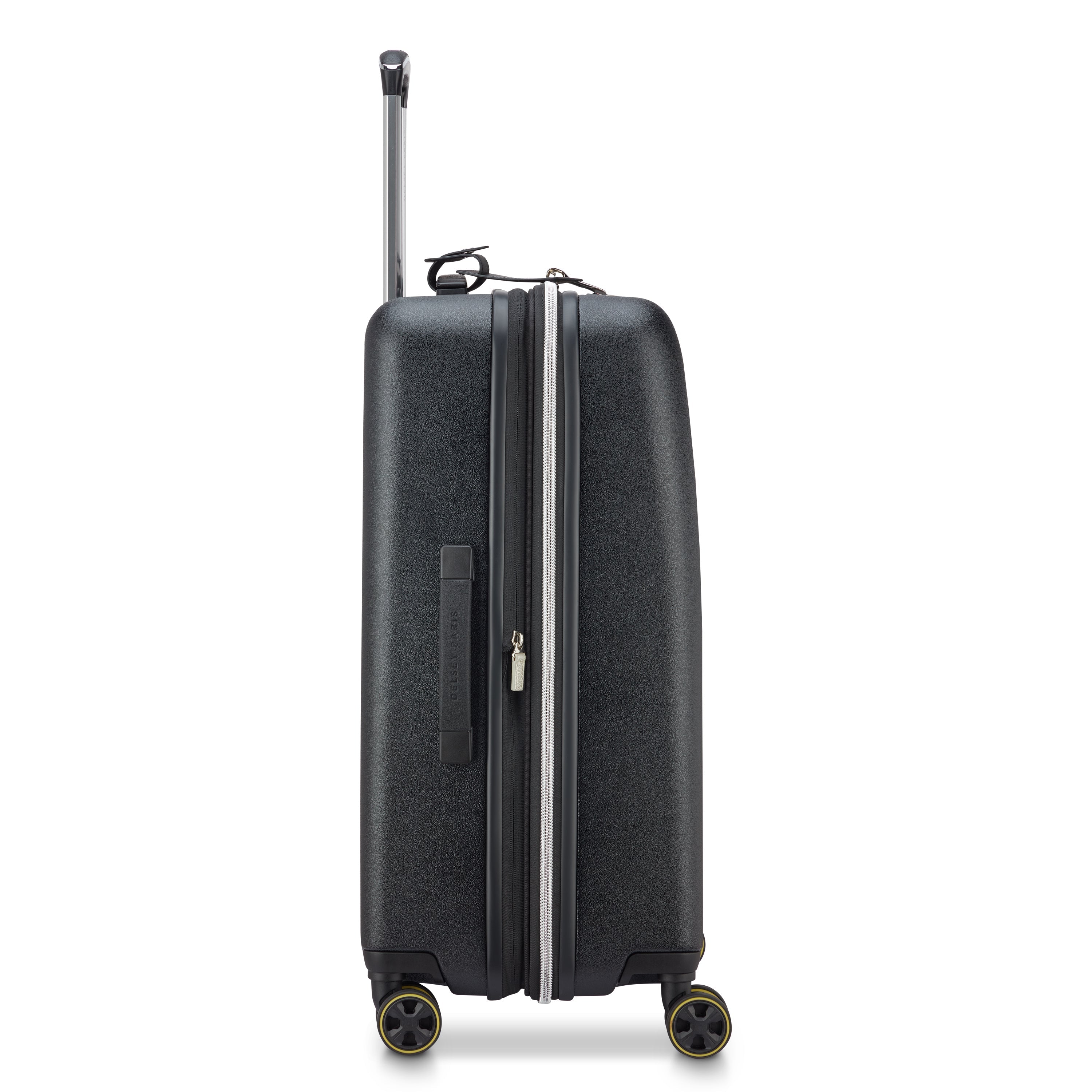CADENCE| Koffer Aufgabegepäck Erweiterbar 66 CM SCHWARZ/SILBER