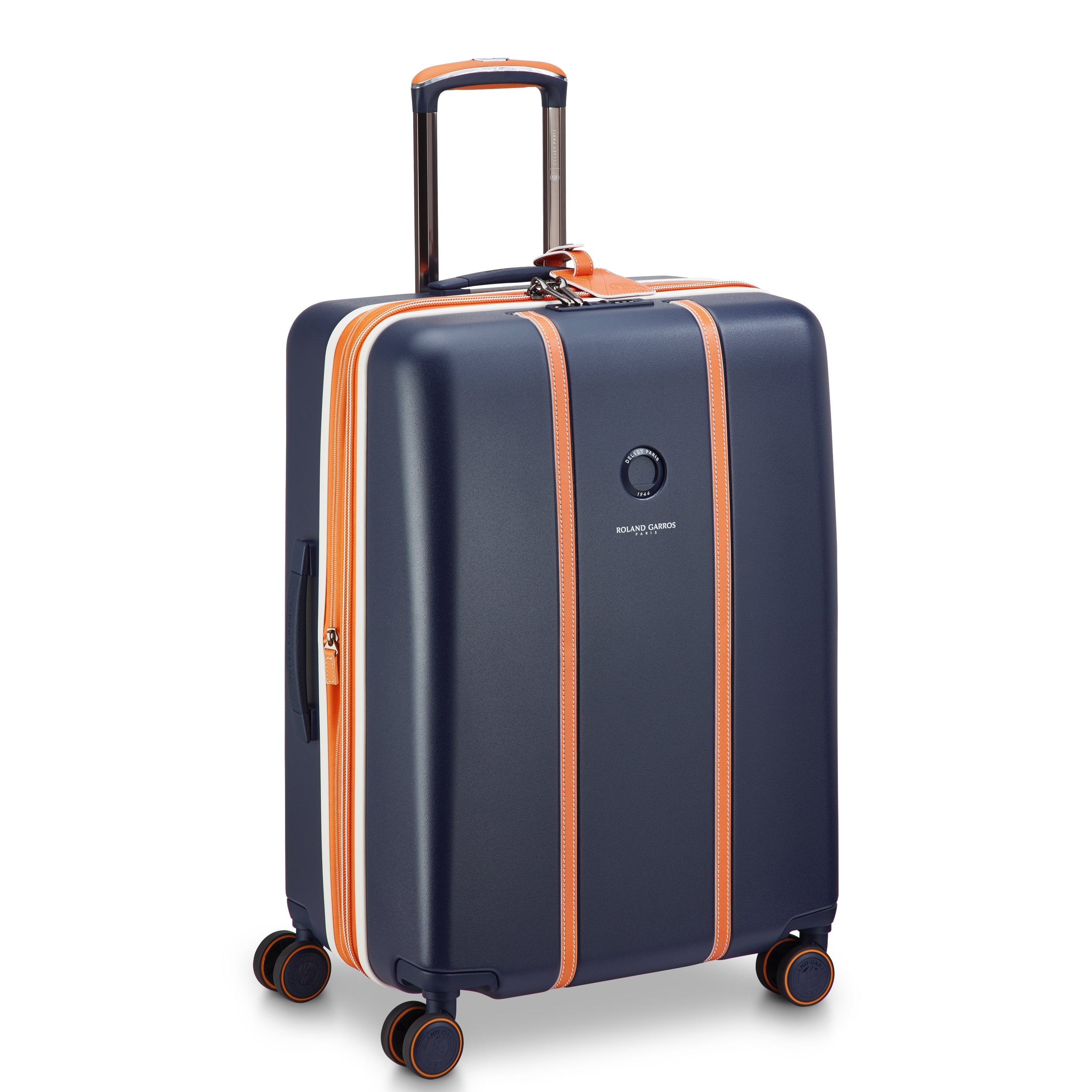 CADENCE| Koffer Aufgabegepäck Erweiterbar 66 CM NAVY BLUE