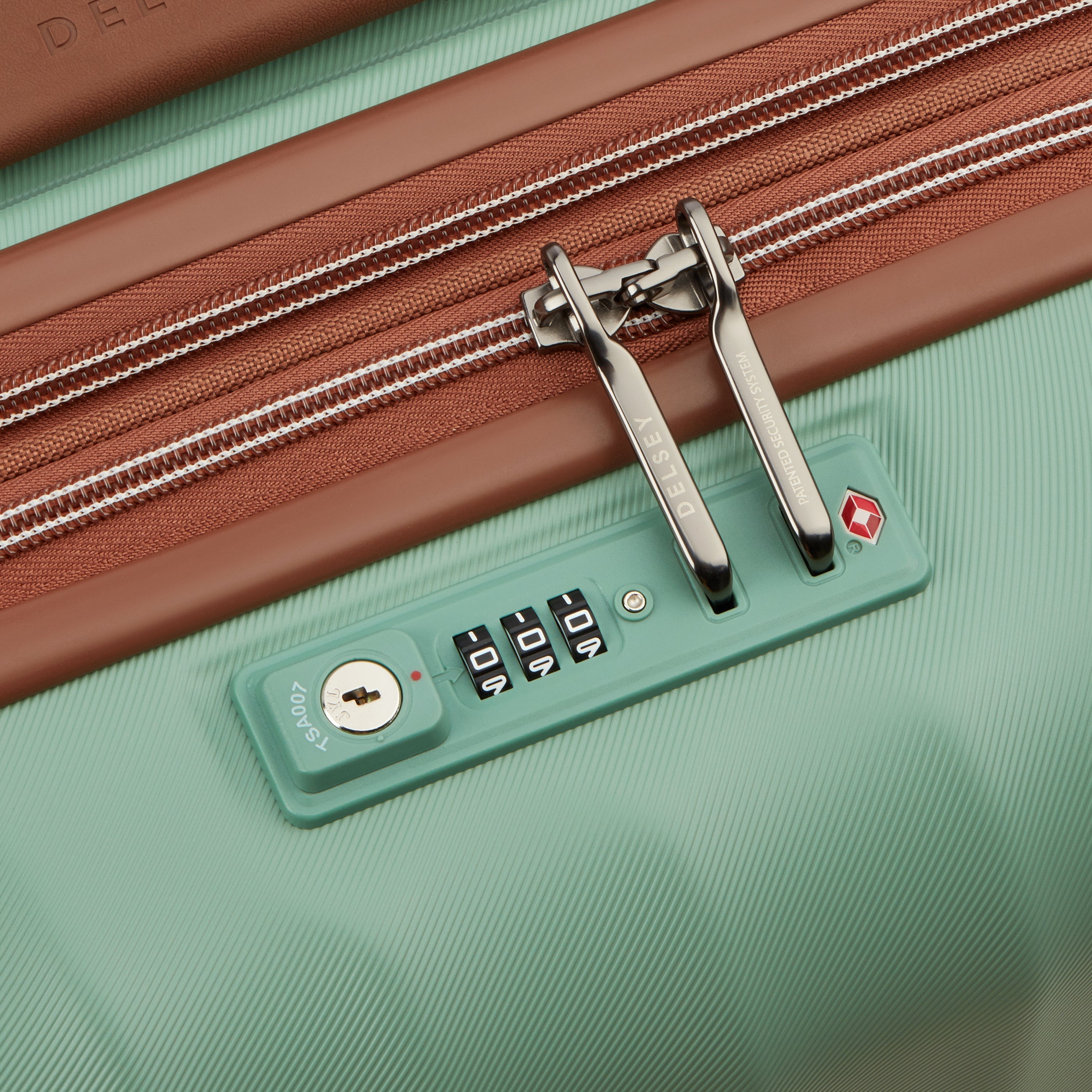 CARROUSEL 2| Valise Cabine Extensible 55 CM VERT SAUGE
