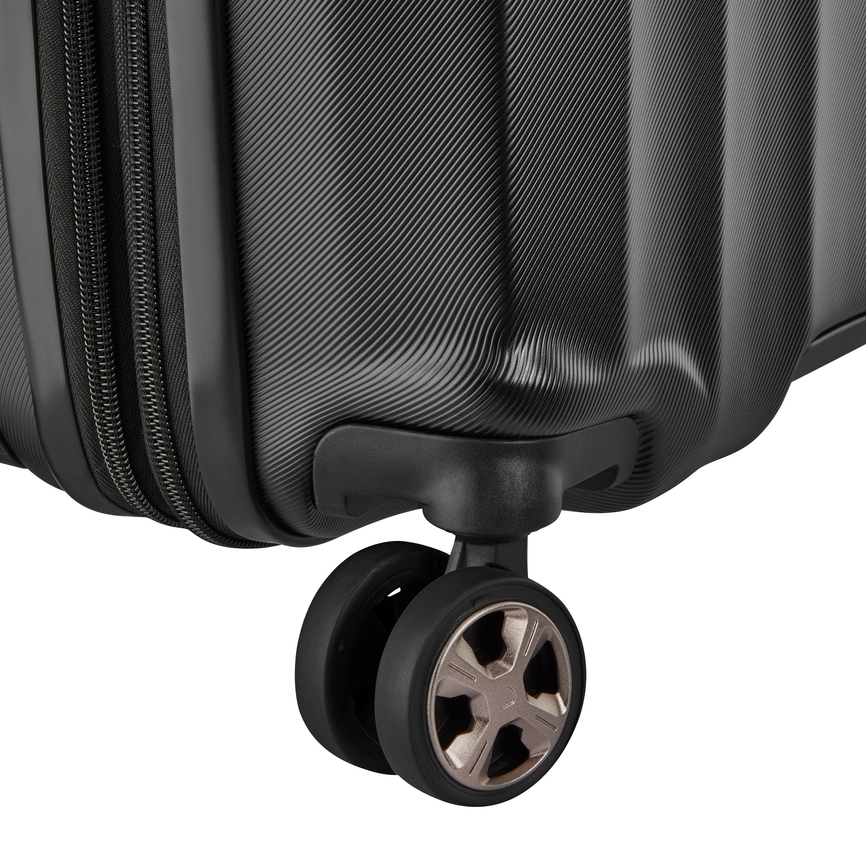 CARROUSEL 2| Suitcase Cabin slim Expandable 55 CM BLACK