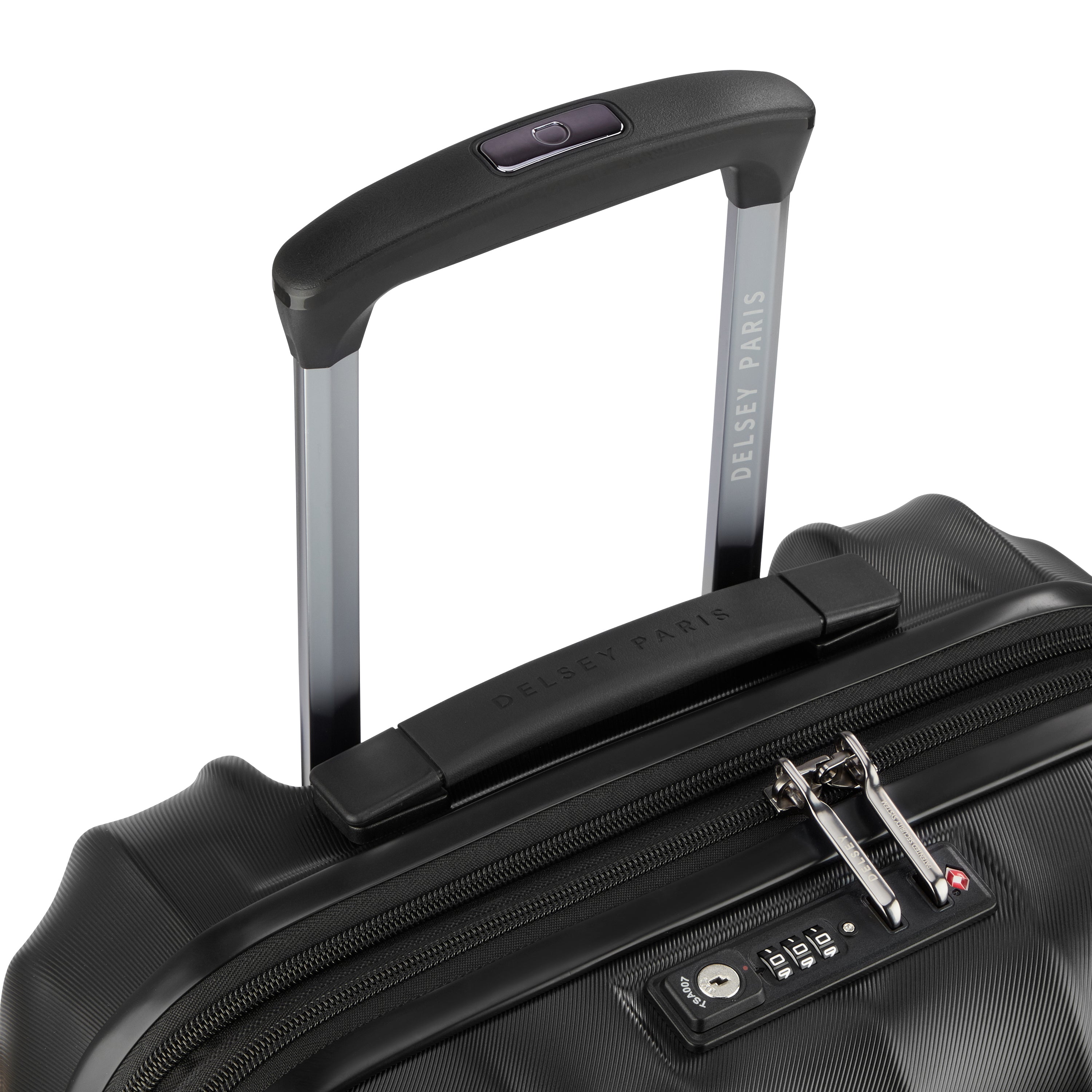 CARROUSEL 2| Suitcase Cabin slim Expandable 55 CM BLACK