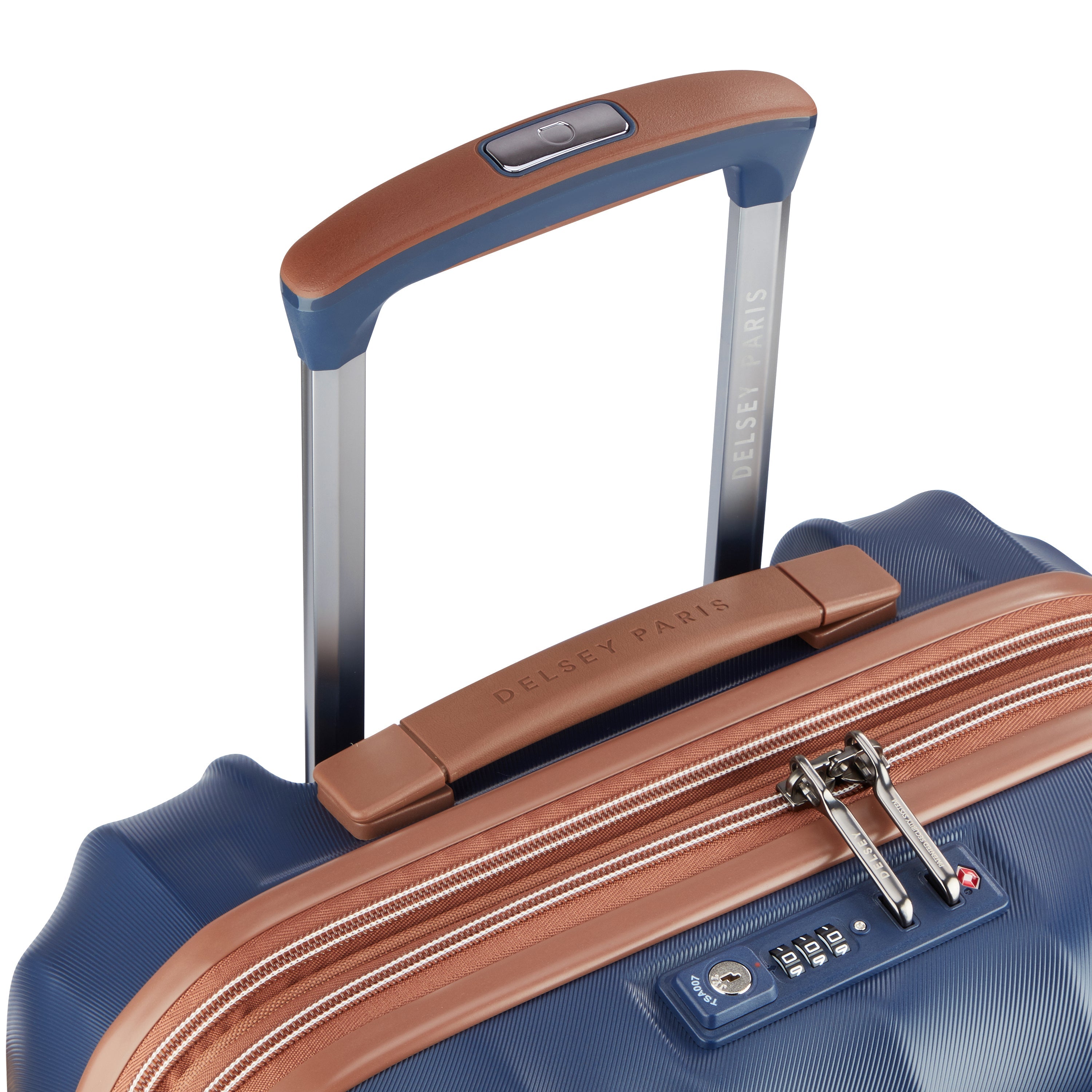 CARROUSEL 2| Valise Cabine Slim Extensible 55 CM BLEU
