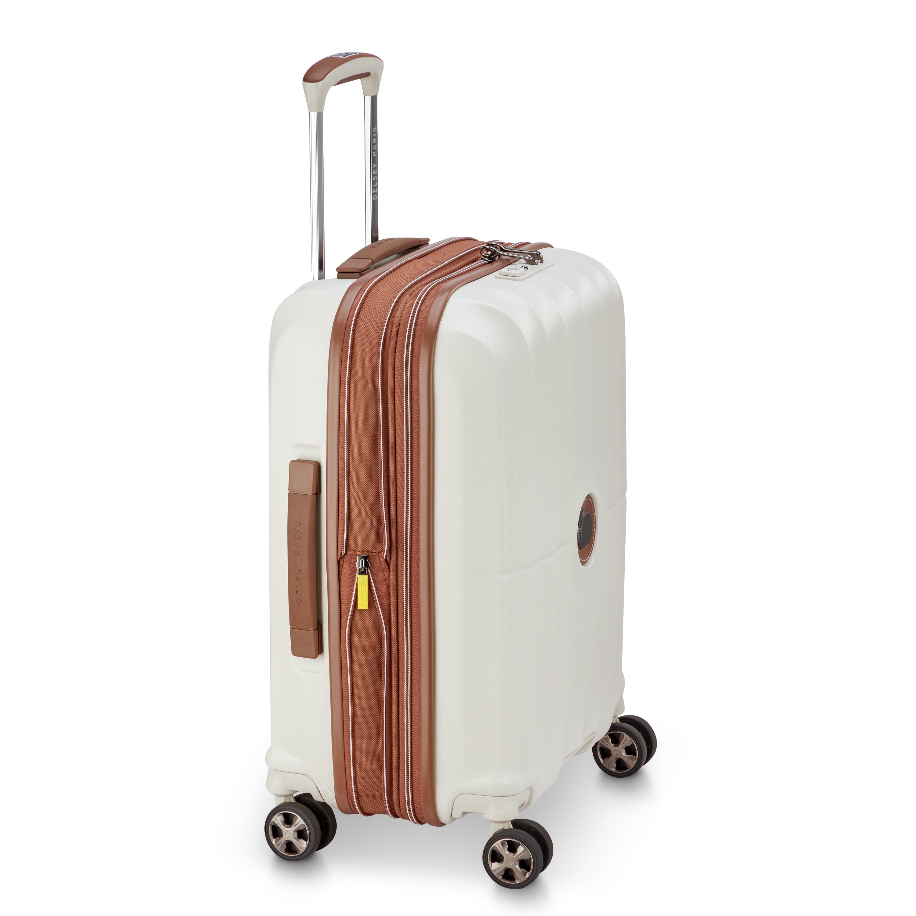 CARROUSEL 2| Suitcase Cabin slim Expandable 55 CM OFF WHITE