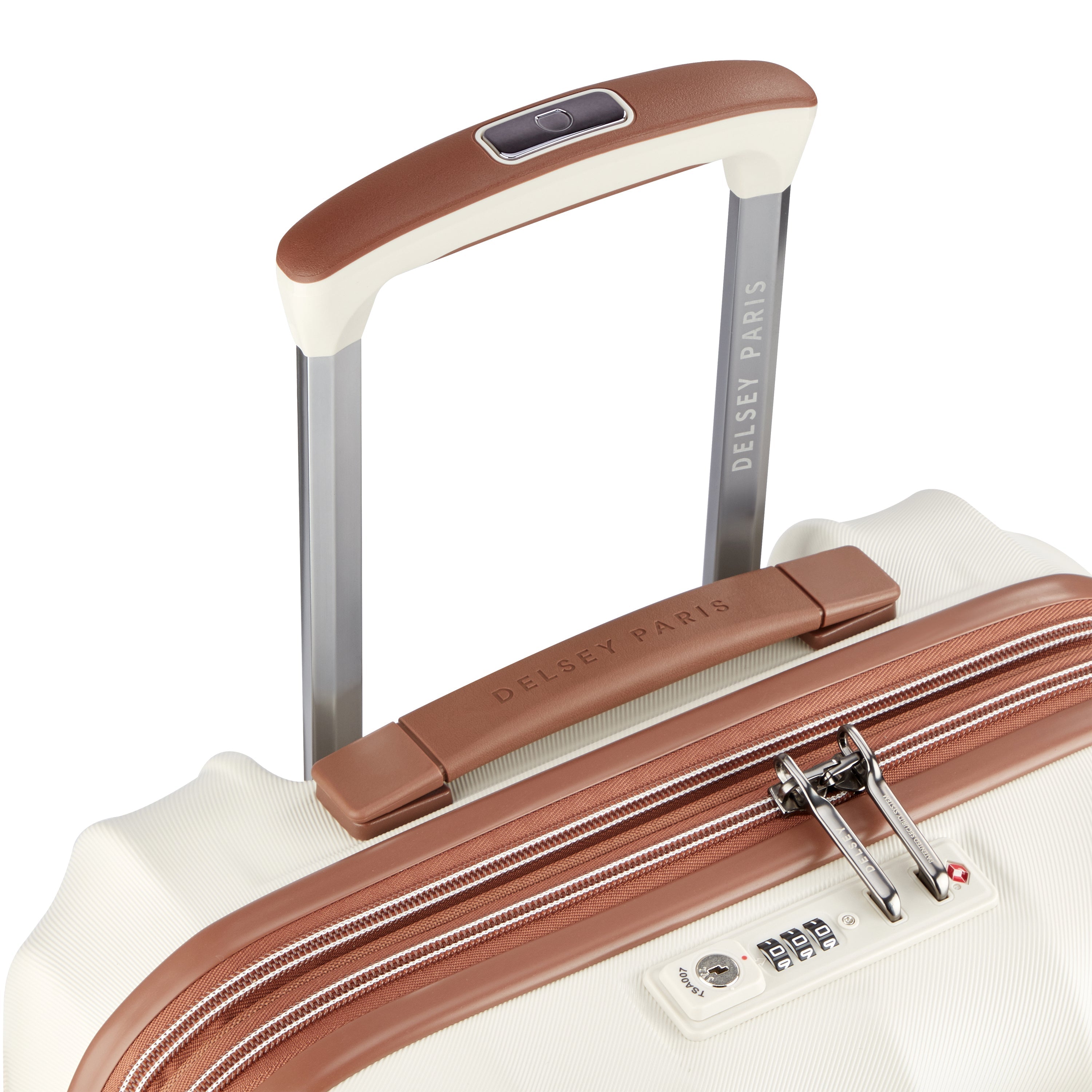 CARROUSEL 2| Suitcase Cabin slim Expandable 55 CM OFF WHITE