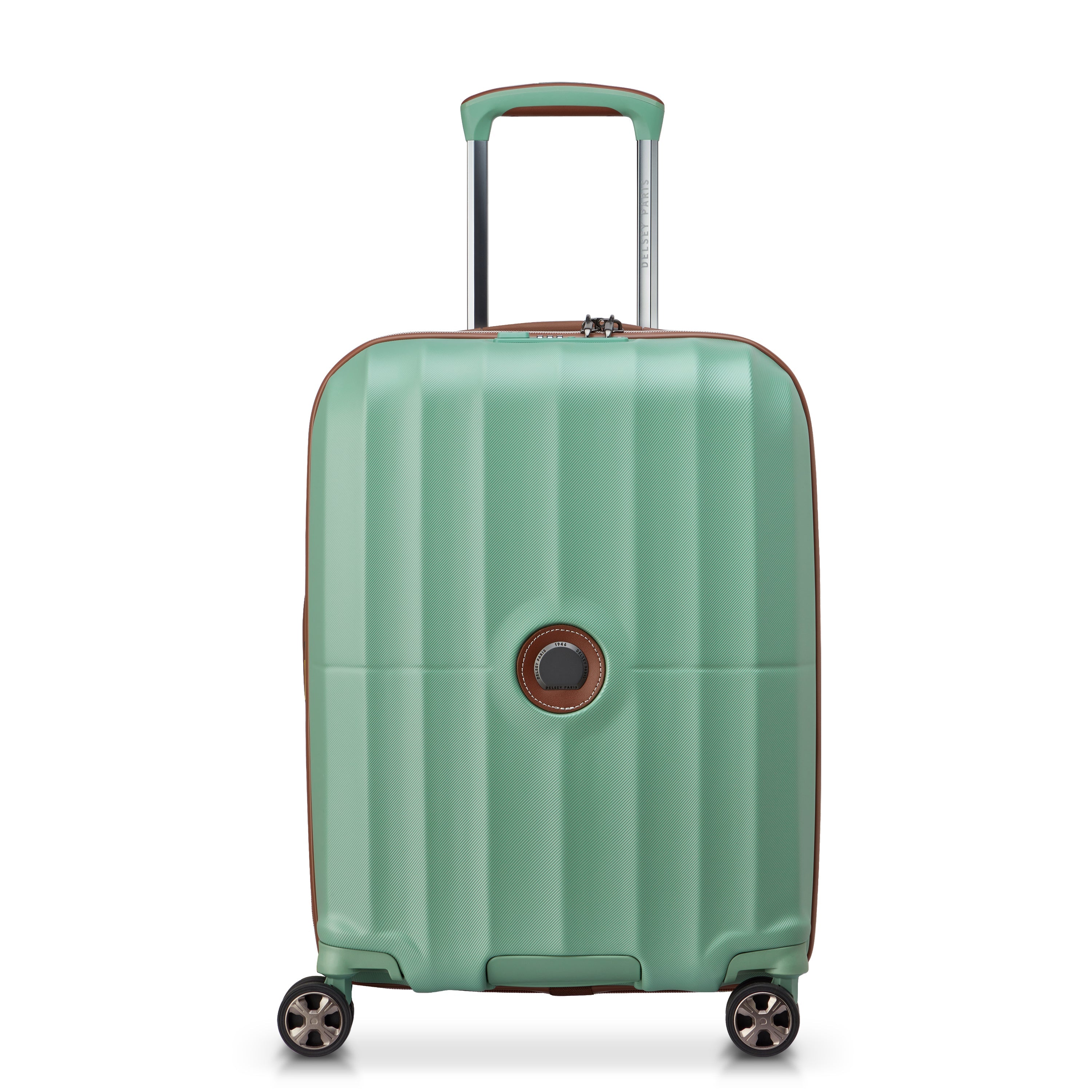 CARROUSEL 2| Valise Cabine Slim Extensible 55 CM VERT SAUGE