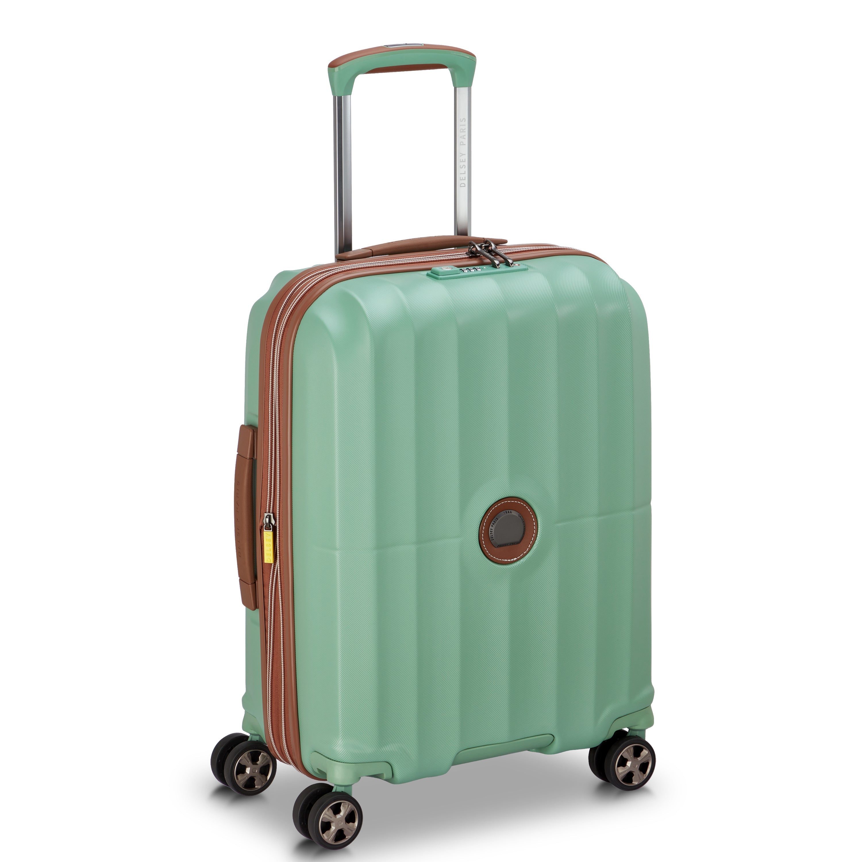 CARROUSEL 2| Valise Cabine Slim Extensible 55 CM VERT SAUGE