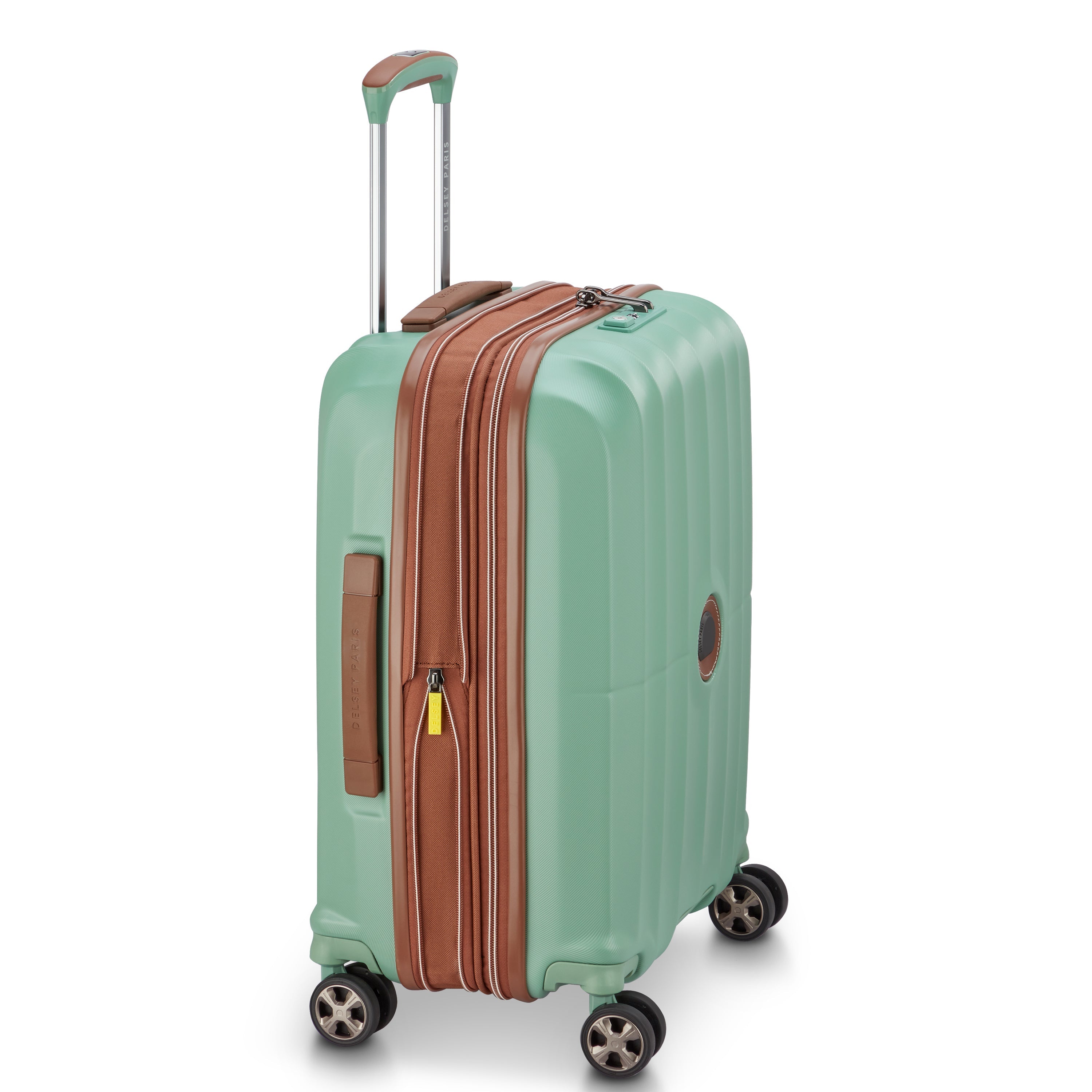 CARROUSEL 2| Valise Cabine Slim Extensible 55 CM VERT SAUGE