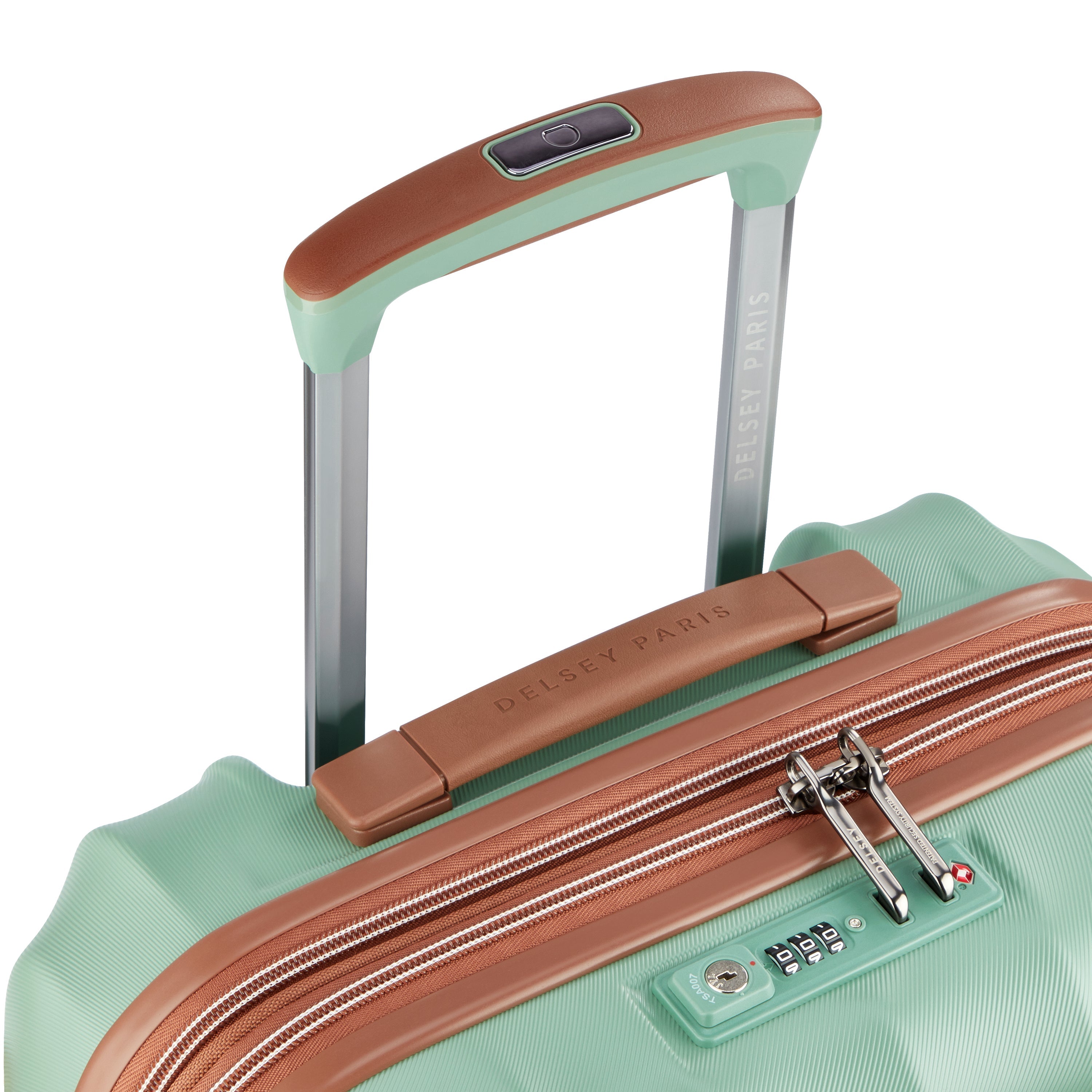 CARROUSEL 2| Valise Cabine Slim Extensible 55 CM VERT SAUGE