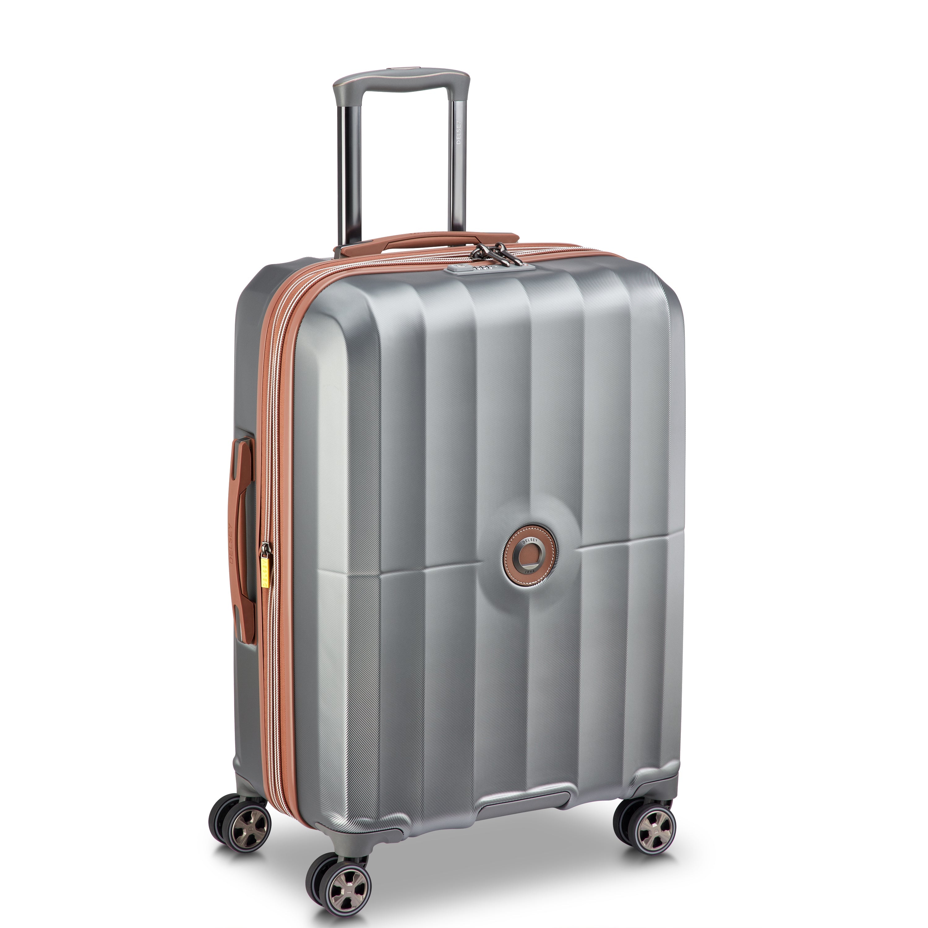 CARROUSEL 2| Koffer Aufgabe Erweiterbar 66 CM SILBER