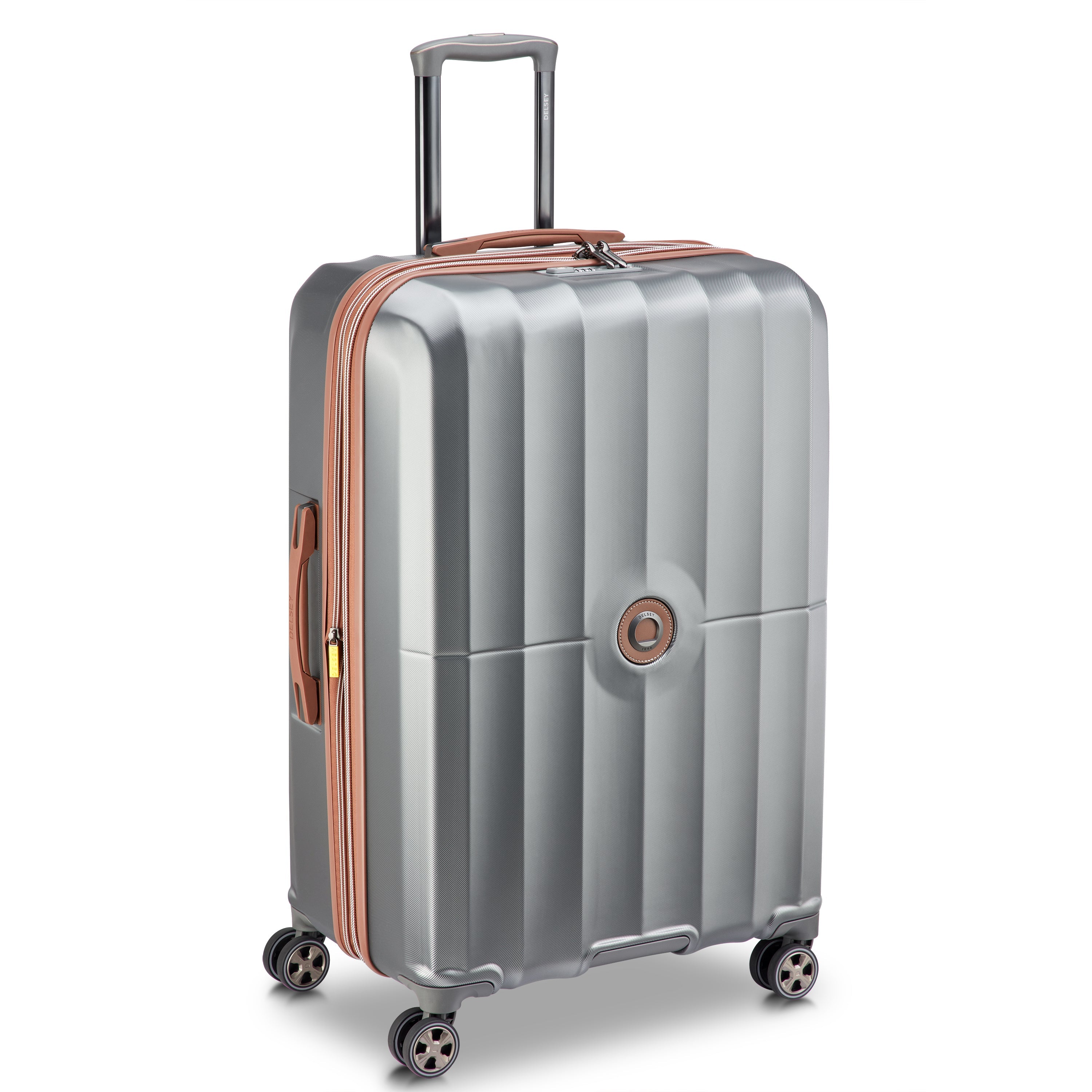CARROUSEL 2| Koffer Aufgabegepäck Erweiterbar 76 CM SILVER