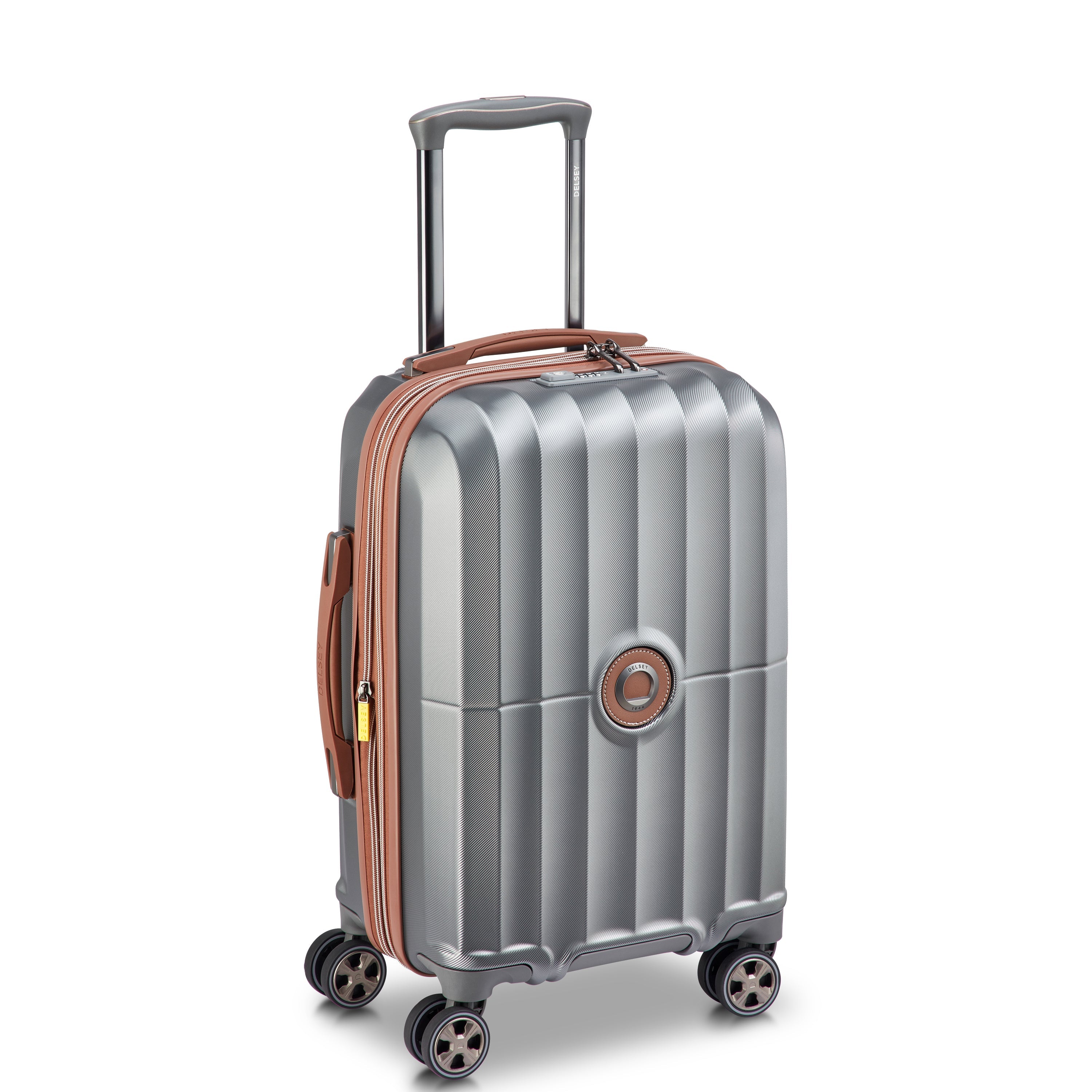 CARROUSEL 2| Valise Cabine Extensible 55 CM ARGENT